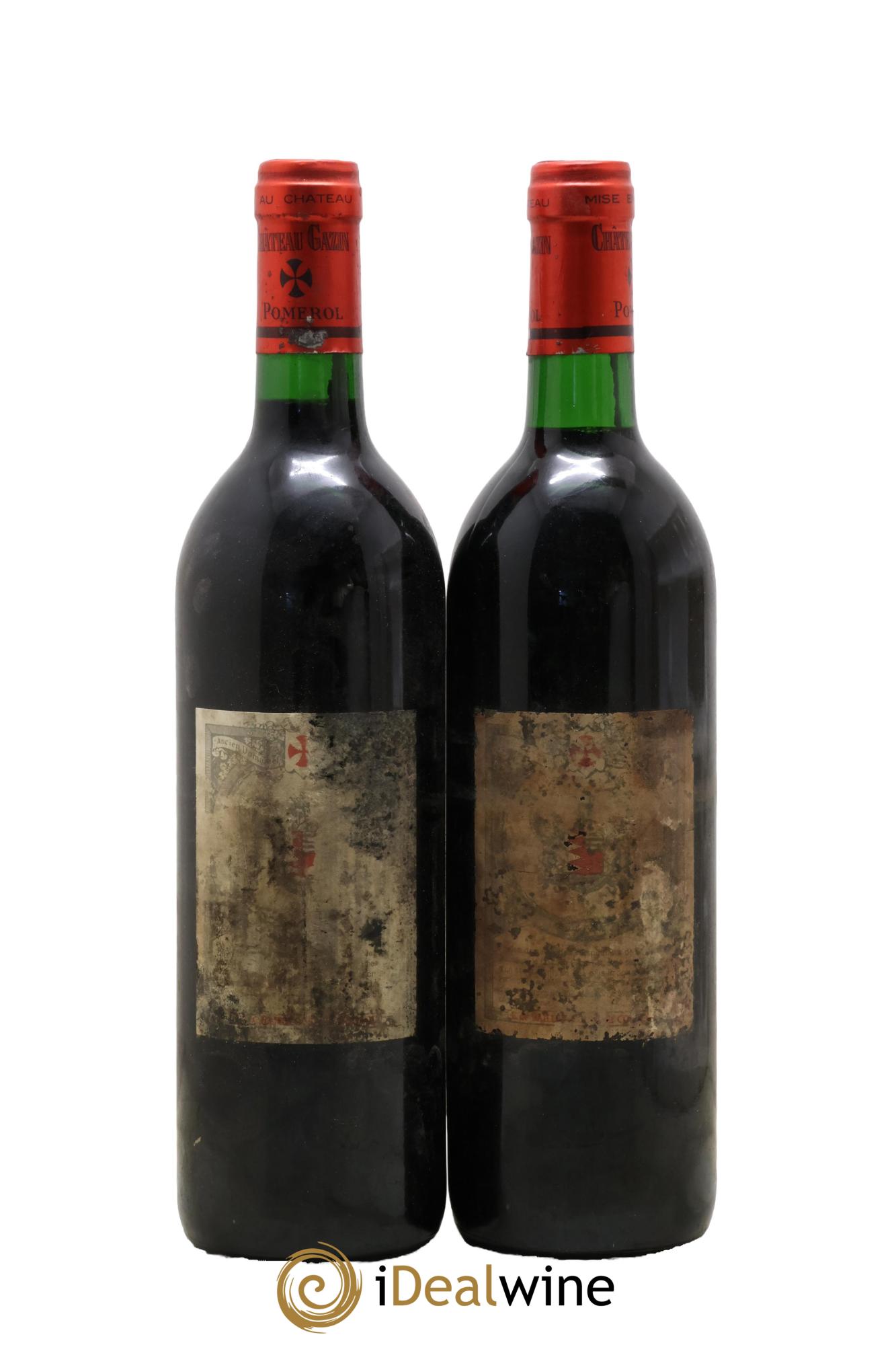 Château Gazin 1990 - Lotto di 2 bottiglie - 1