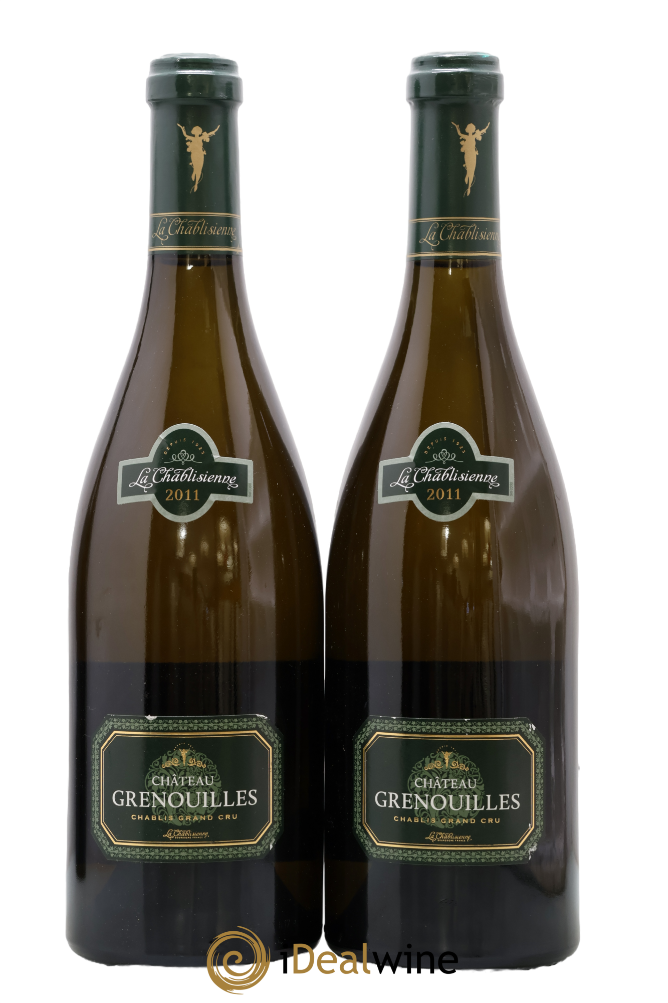 Chablis Grand Cru Grenouilles Château Grenouille - La Chablisienne 2011 - Lot of 2 bottles - 0