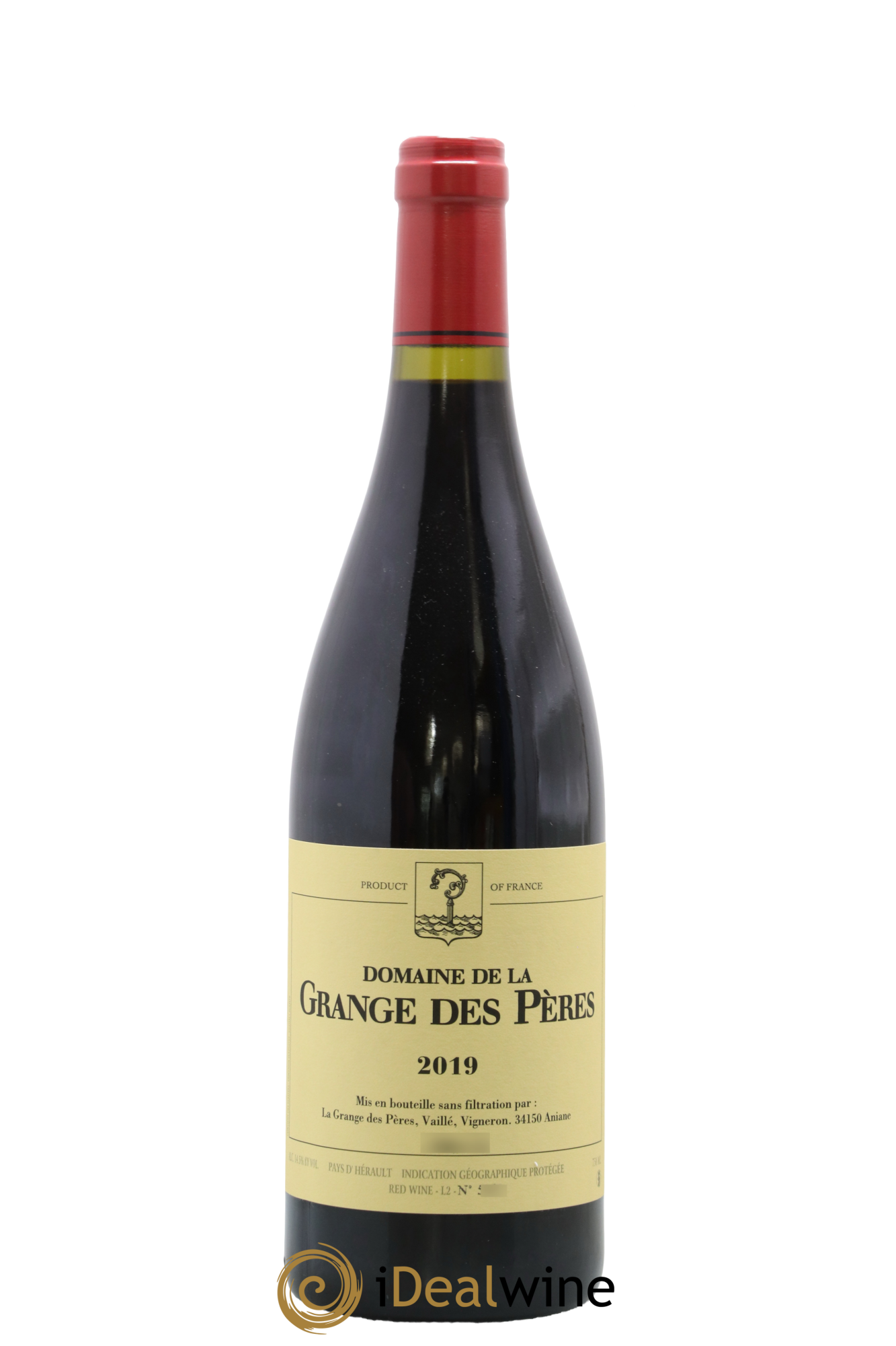 Pays d'Hérault Grange des Pères Laurent Vaillé 2019 - Lot de 1 bouteille - 0