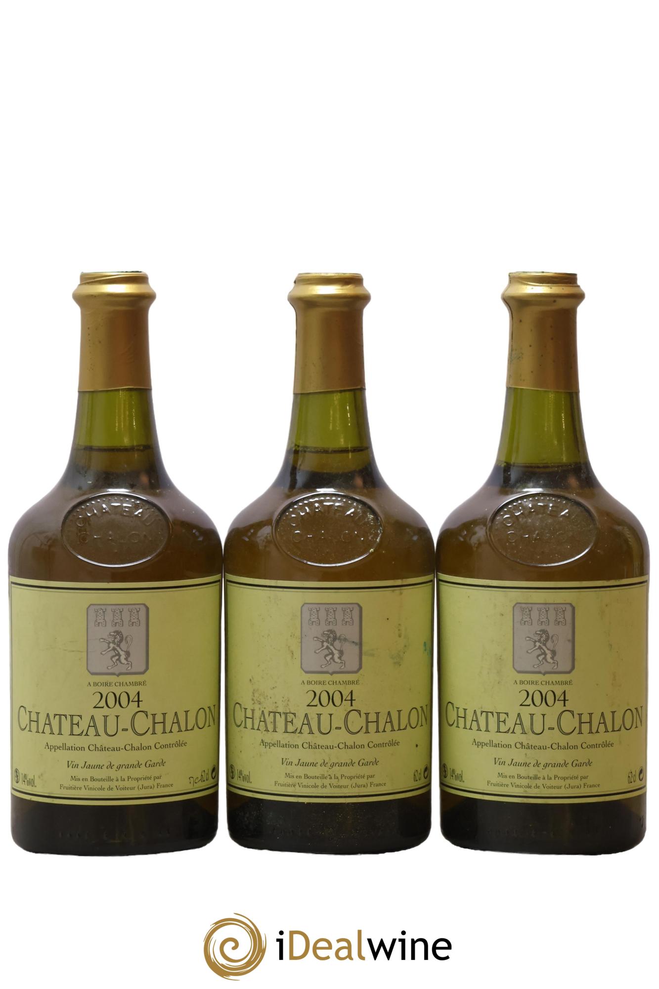 Château-Chalon Fruitière Vinicole de Voiteur 2004 - Posten von 3 Clavelin - 0