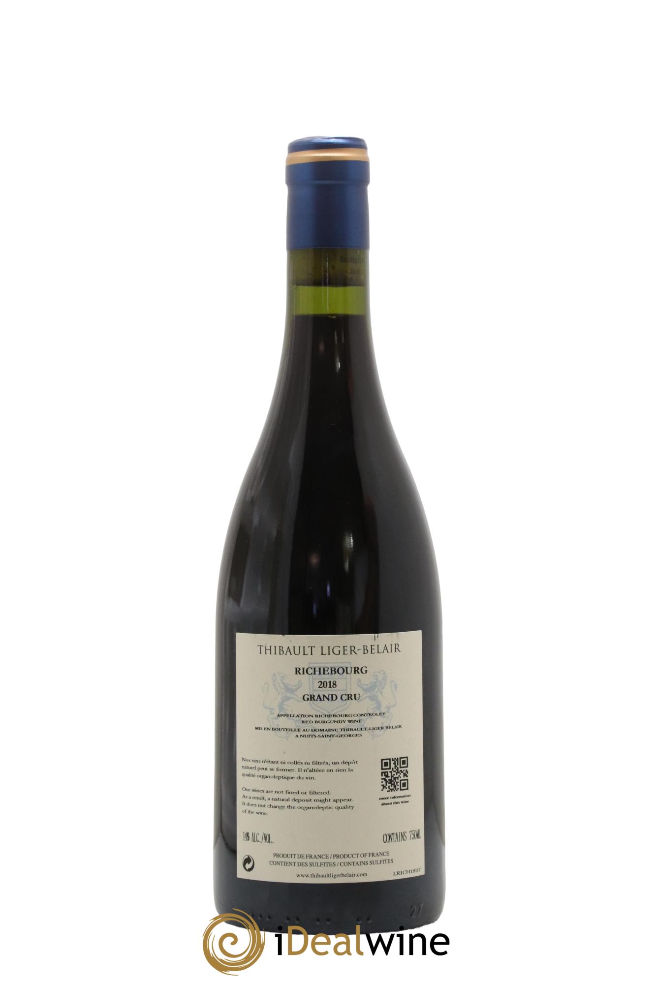 Richebourg Grand Cru Thibault Liger-Belair 2018 - Lot of 1 bottle - 1