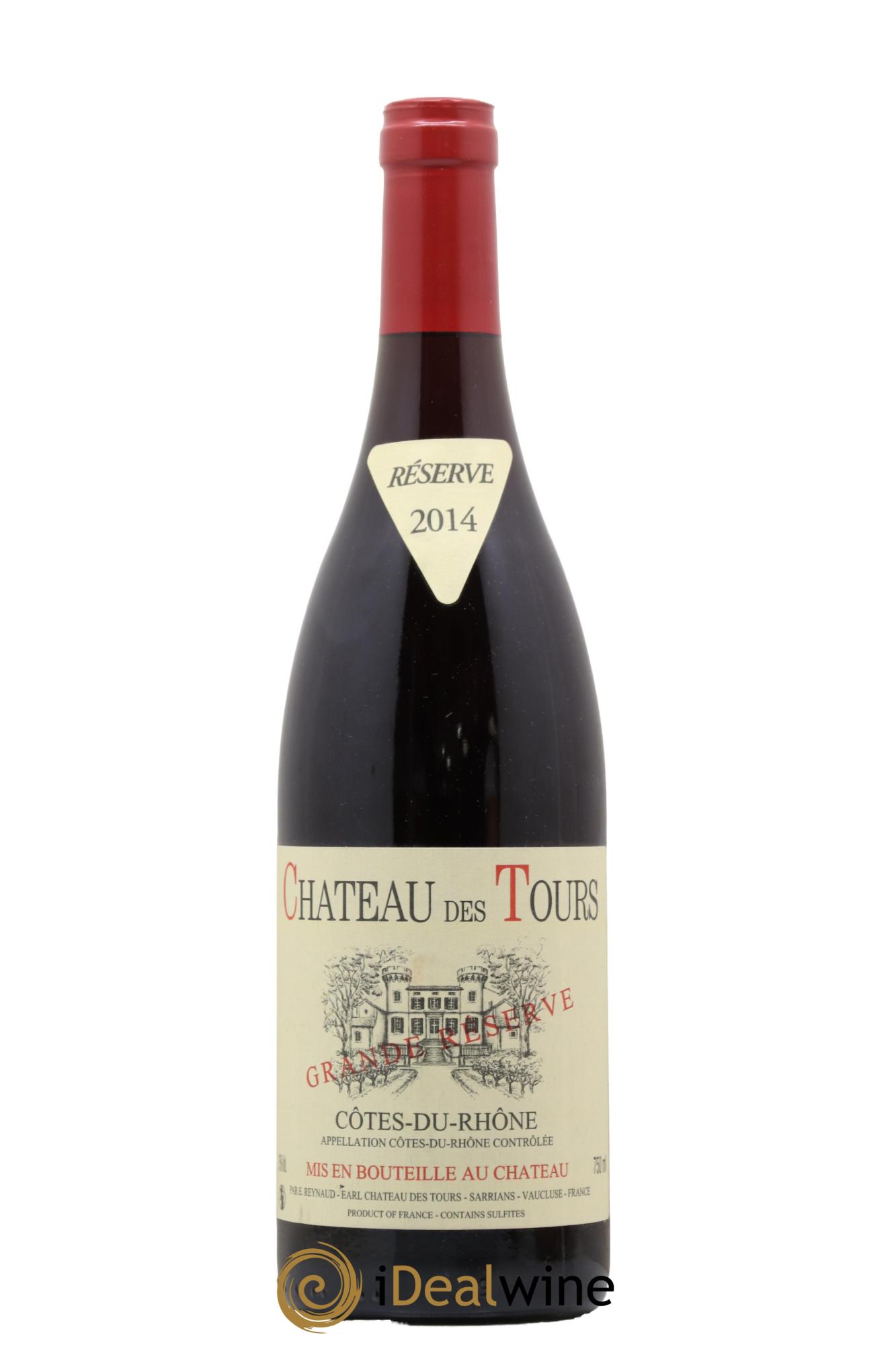 Côtes-du-Rhône Château des Tours Grande Réserve Emmanuel Reynaud 2014 - Lot de 1 bouteille - 0