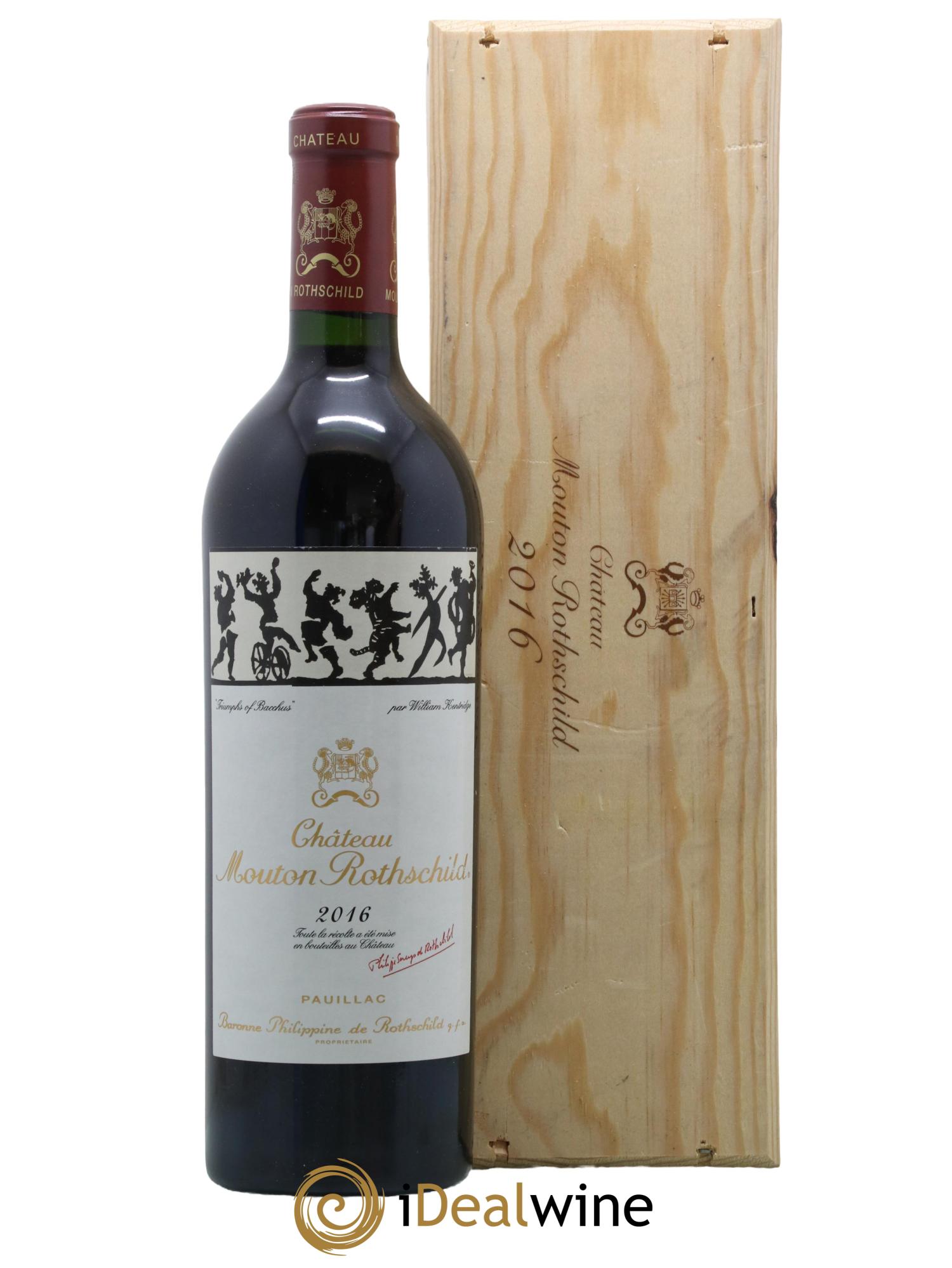Château Mouton Rothschild 1er Grand Cru Classé 2016 - Lot de 1 bouteille - 1
