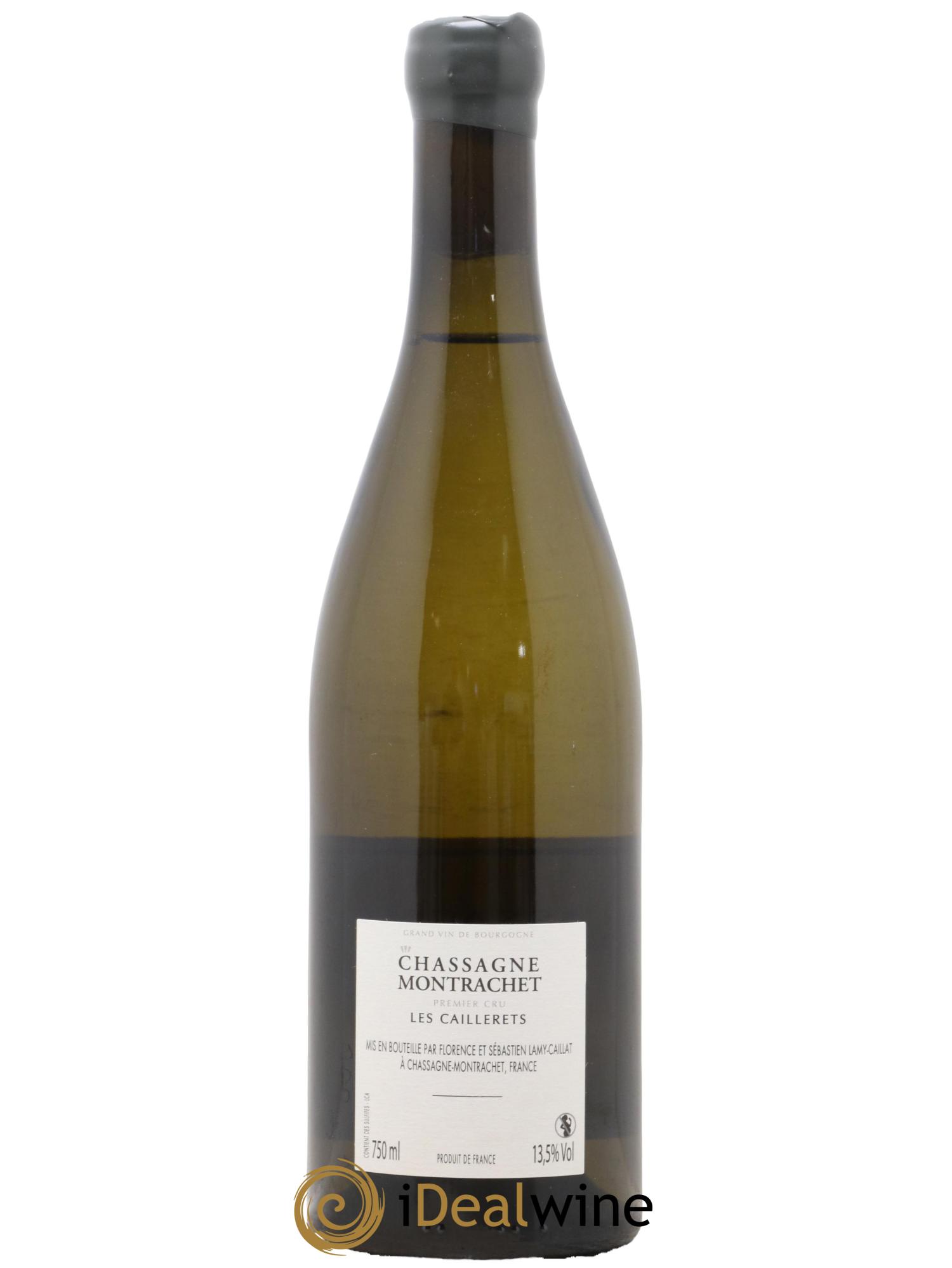 Chassagne-Montrachet 1er Cru Les Caillerets Lamy-Caillat (Domaine) 2018 - Lot de 1 bouteille - 1