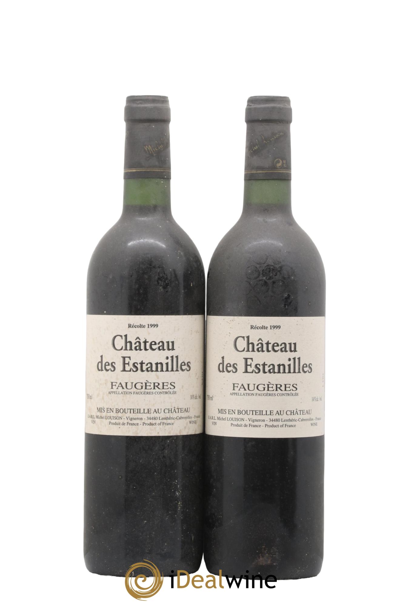Faugères Château des Estanilles 1999 - Lot de 2 bouteilles - 0
