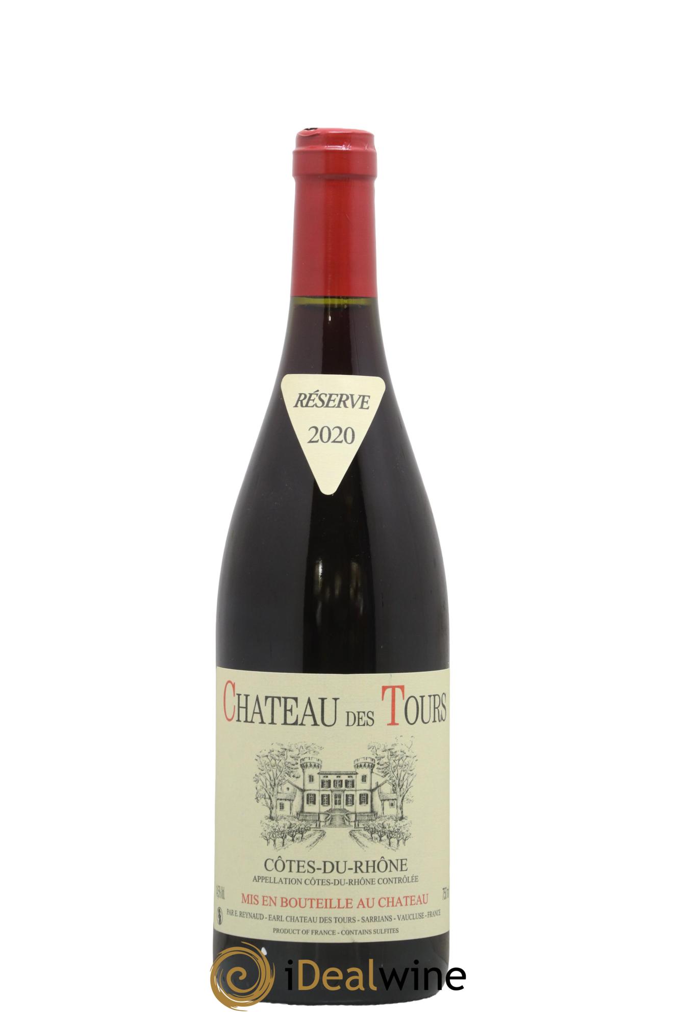 Côtes-du-Rhône Château des Tours Emmanuel Reynaud 2020 - Lot de 1 bouteille - 0