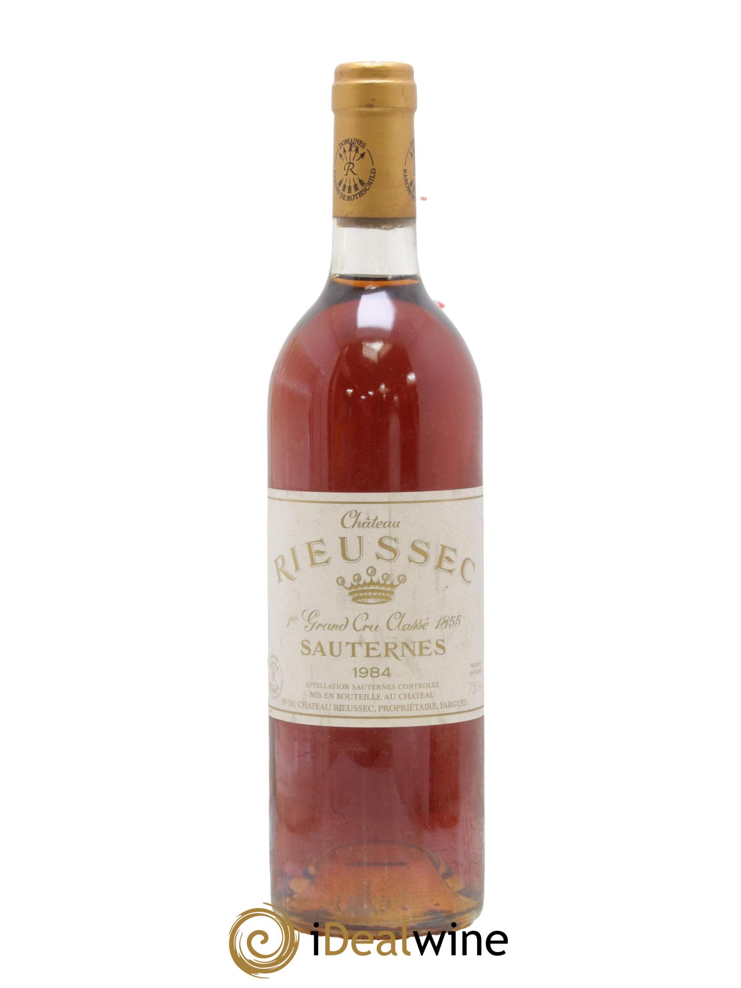 Château Rieussec 1er Grand Cru Classé 1984 - Lot de 1 bouteille - 0