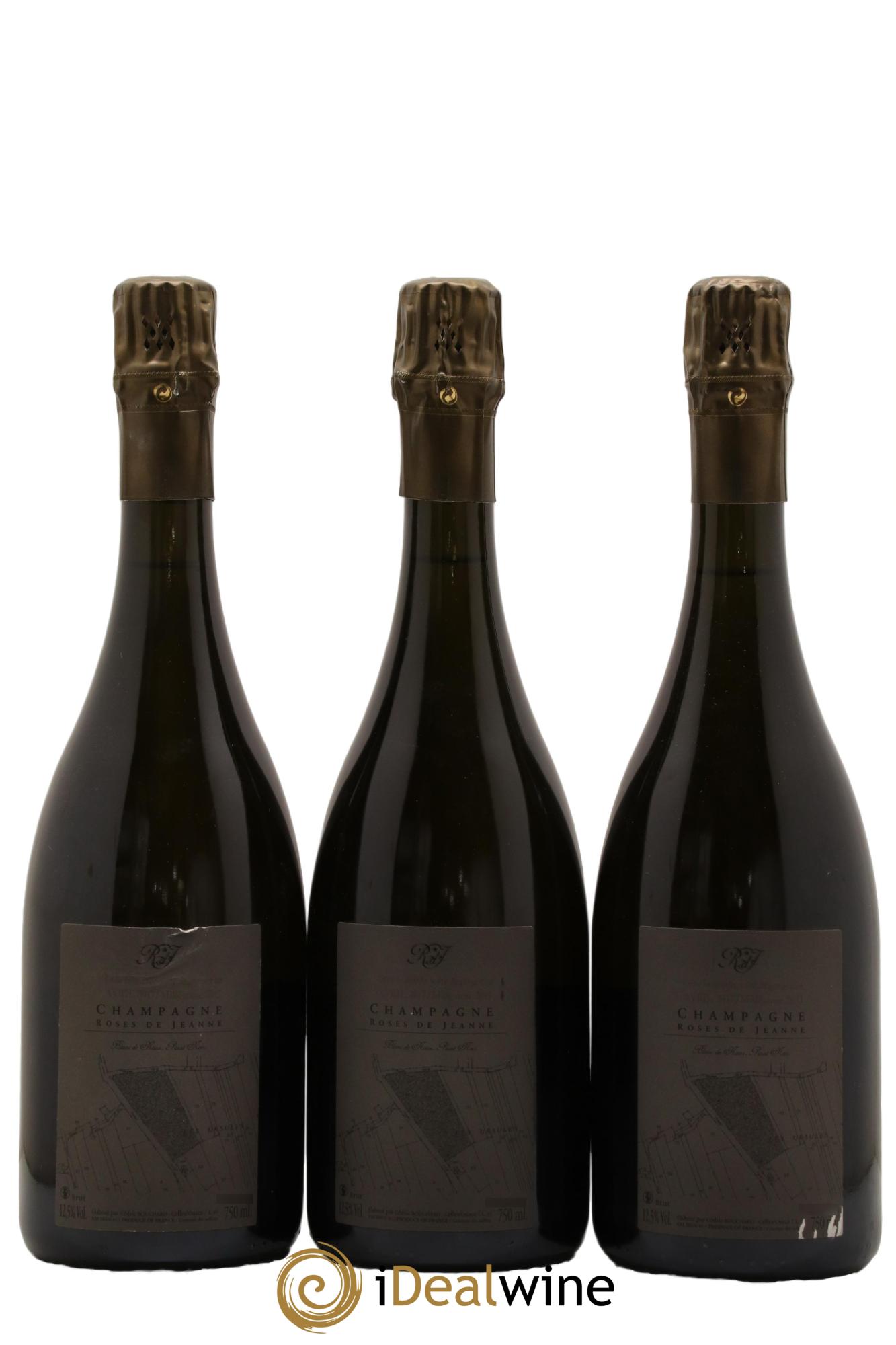 Roses de Jeanne Les Ursules Blanc de Noirs Brut Cédric Bouchard 2013 - Lot of 3 bottles - 1