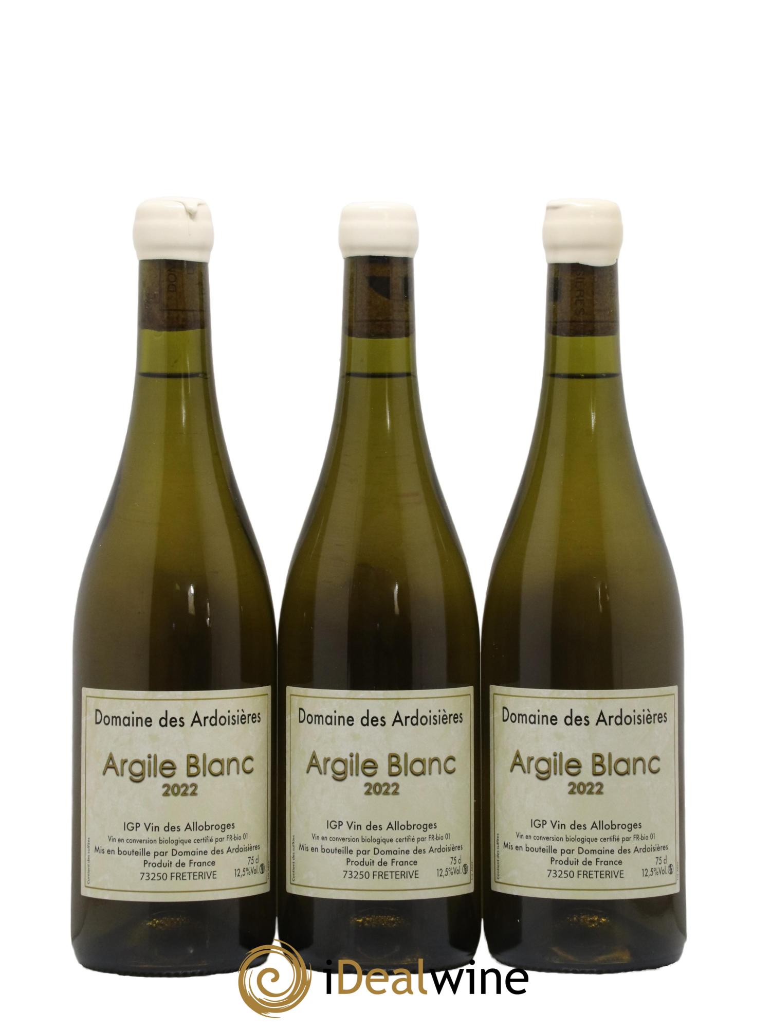 Vin des Allobroges Saint-Pierre-de-Soucy Argile Ardoisières (Domaine des) 2022 - Lot de 3 bouteilles - 0