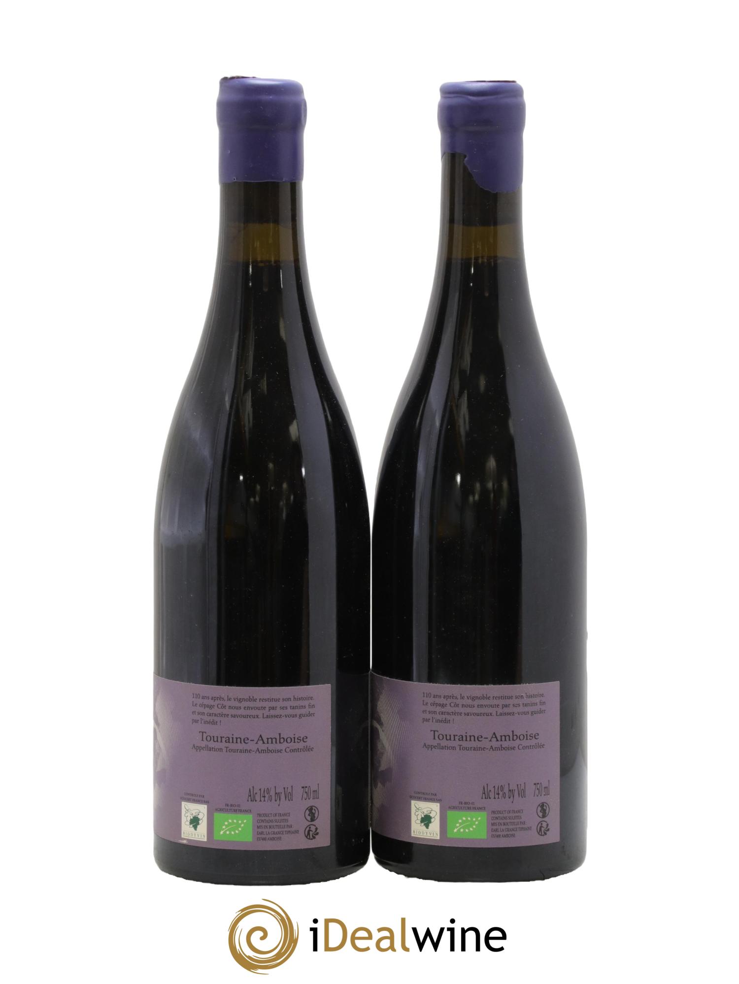 Touraine-Amboise Côt Vieilles Vignes La Grange Tiphaine 2019 - Lot of 2 bottles - 1