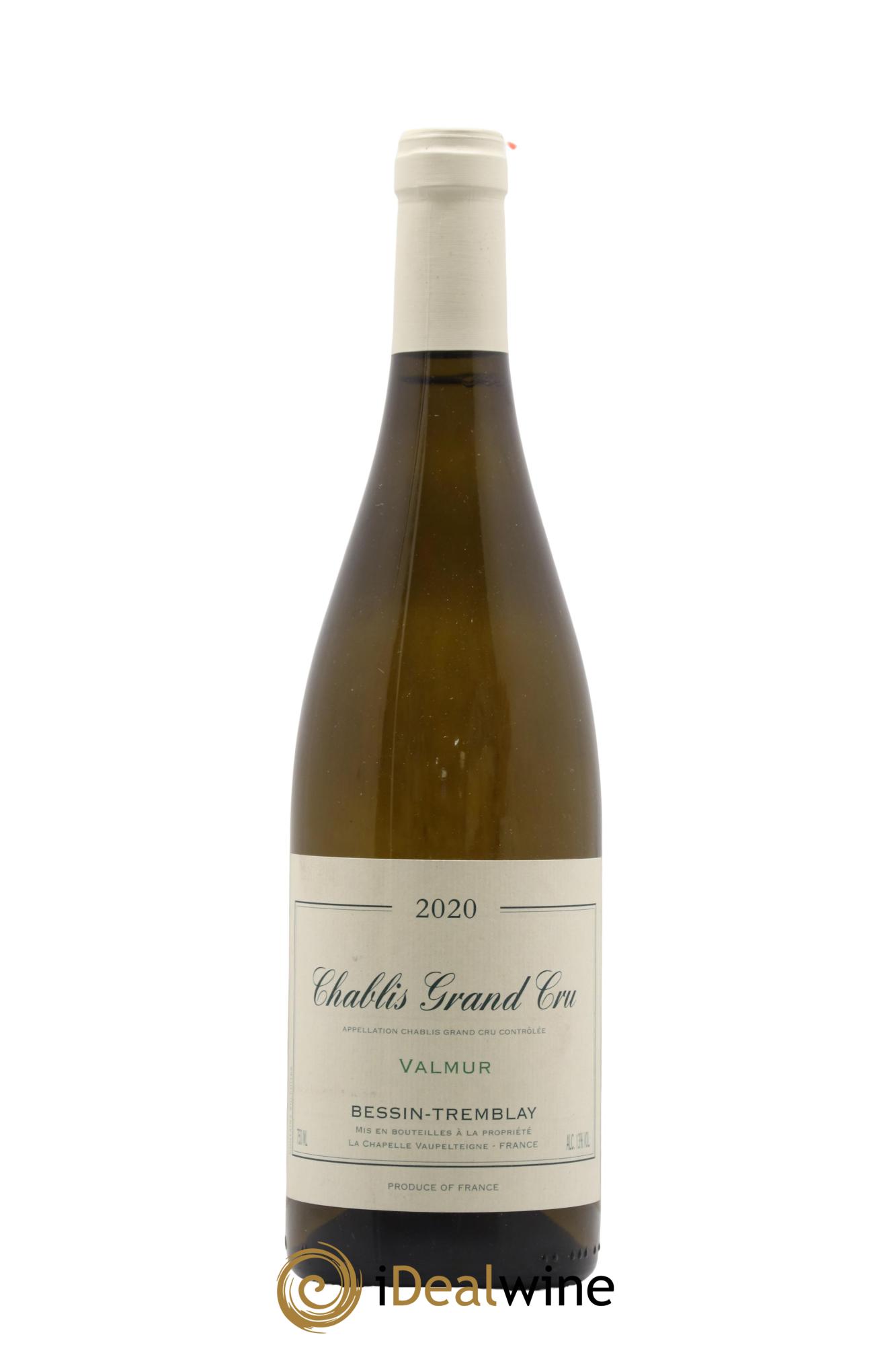 Chablis Grand Cru Valmur Bessin-Tremblay 2020 - Lot de 1 bouteille - 0