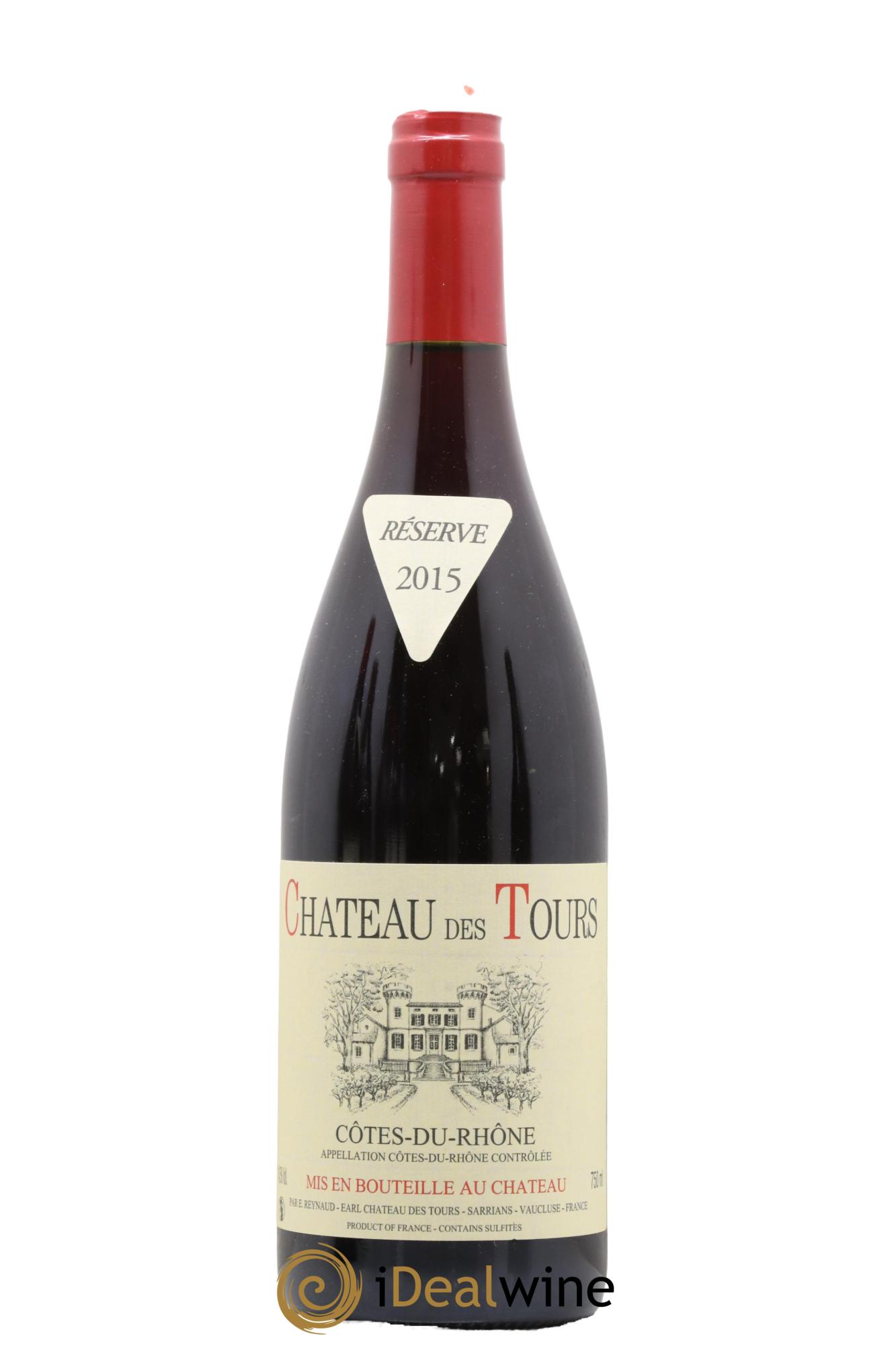 Côtes-du-Rhône Château des Tours Emmanuel Reynaud 2015 - Lot of 1 bottle - 0