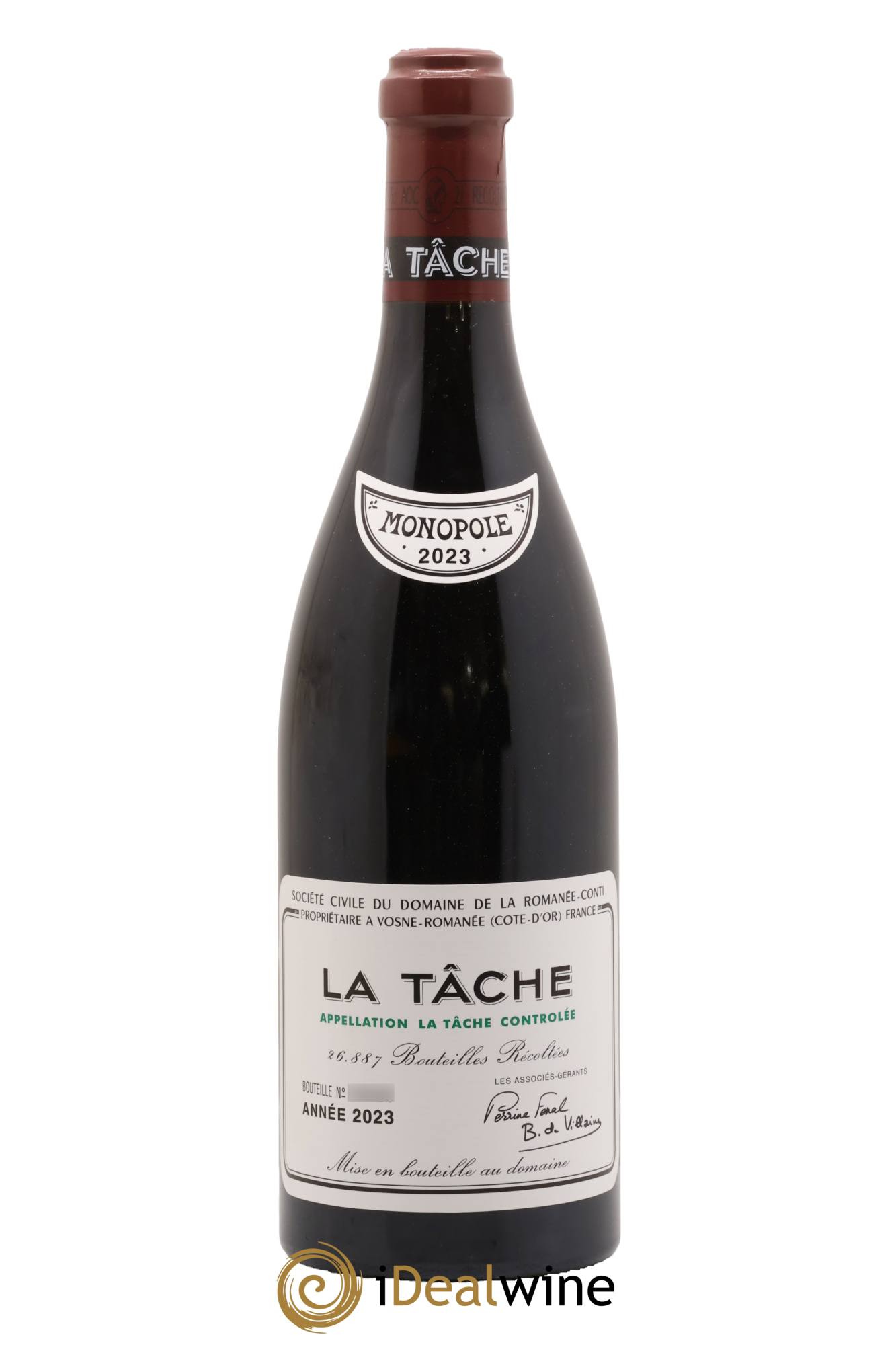 La Tâche Grand Cru Domaine de la Romanée-Conti 2023 - Lot of 1 bottle - 0