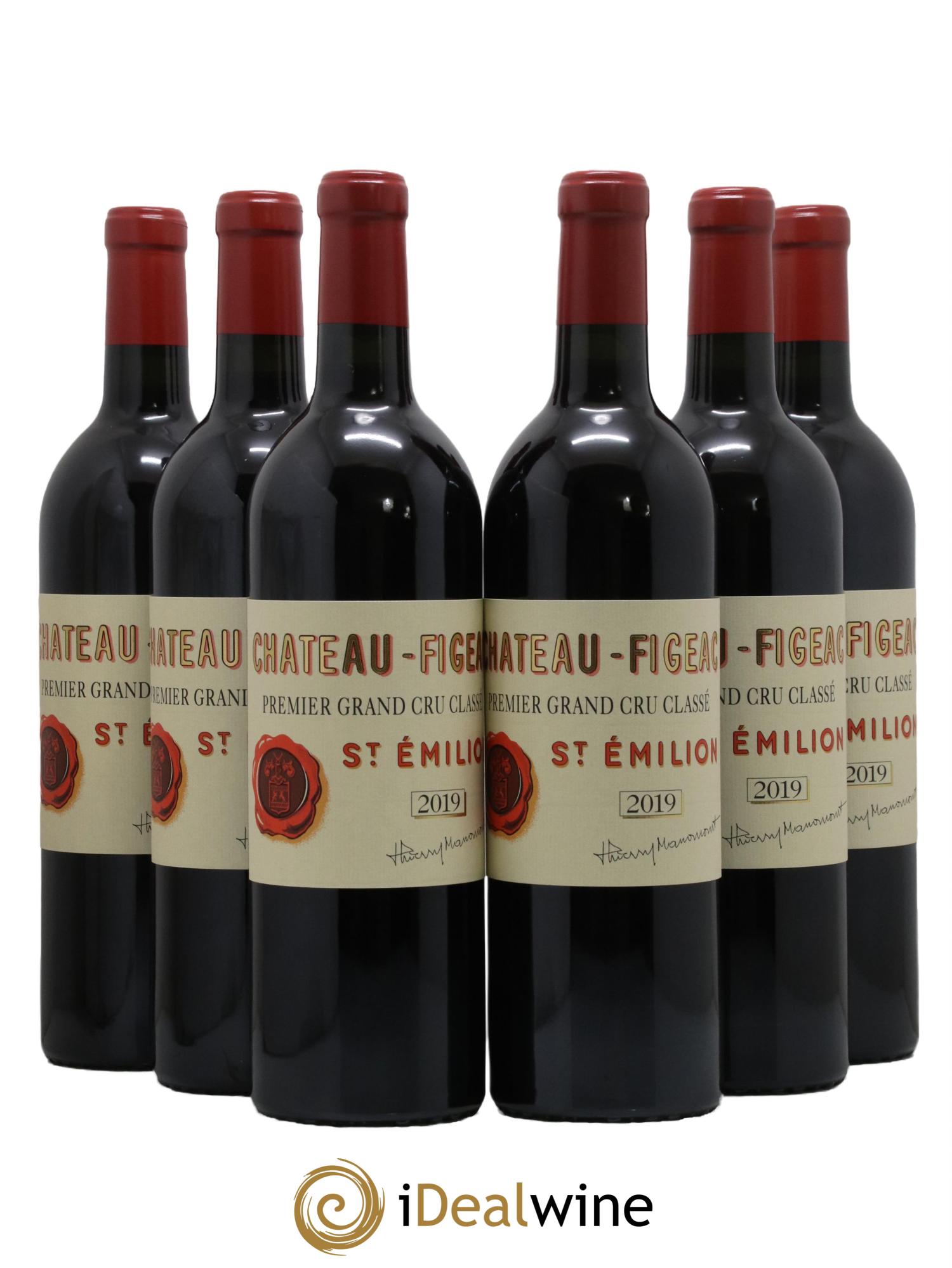 Château Figeac 1er Grand Cru Classé A 2019 - Lot de 6 bouteilles - 0