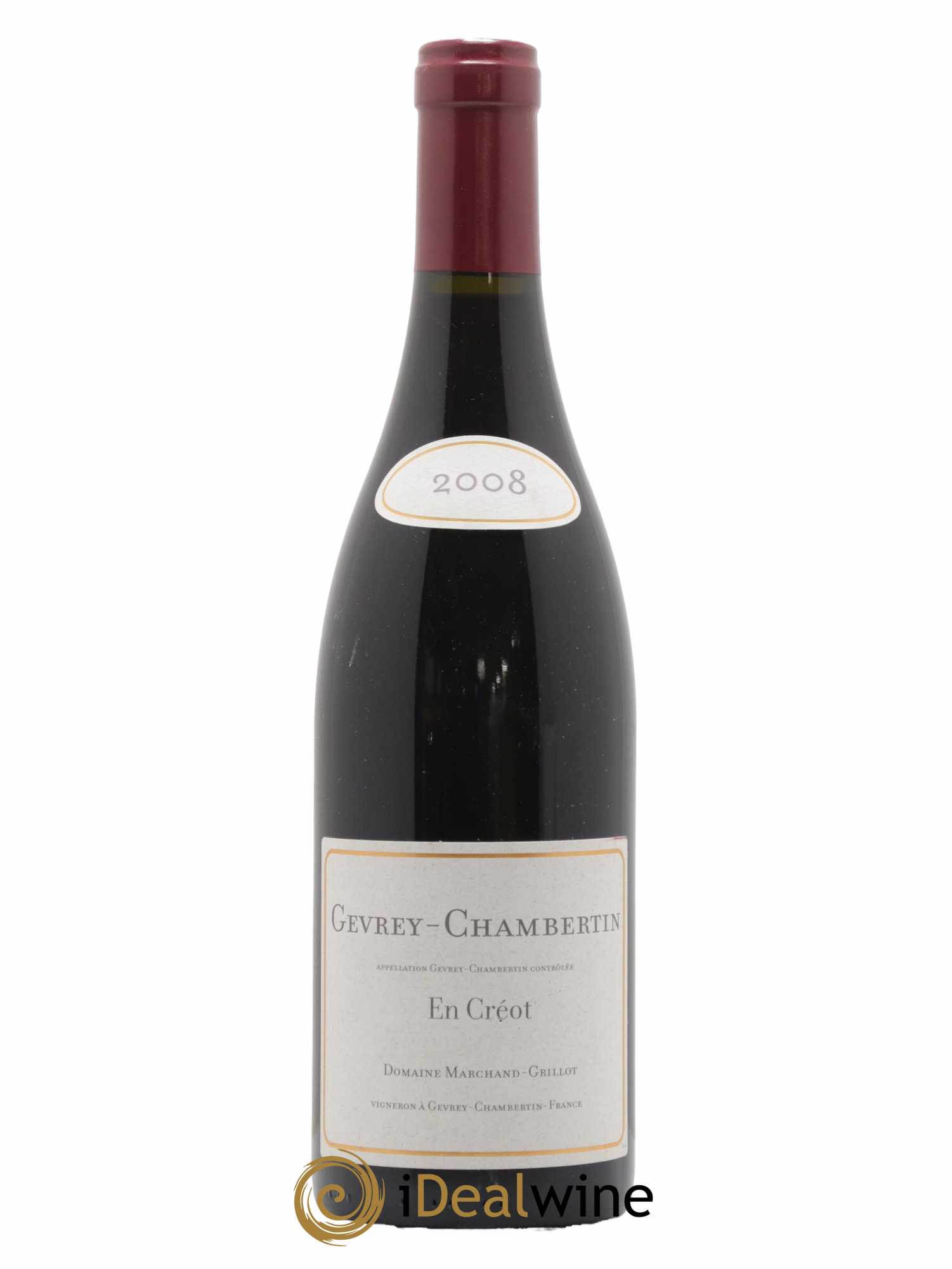 Gevrey-Chambertin En Créot Domaine Marchand-Grillot 2008 - Posten von 1 Flasche - 0