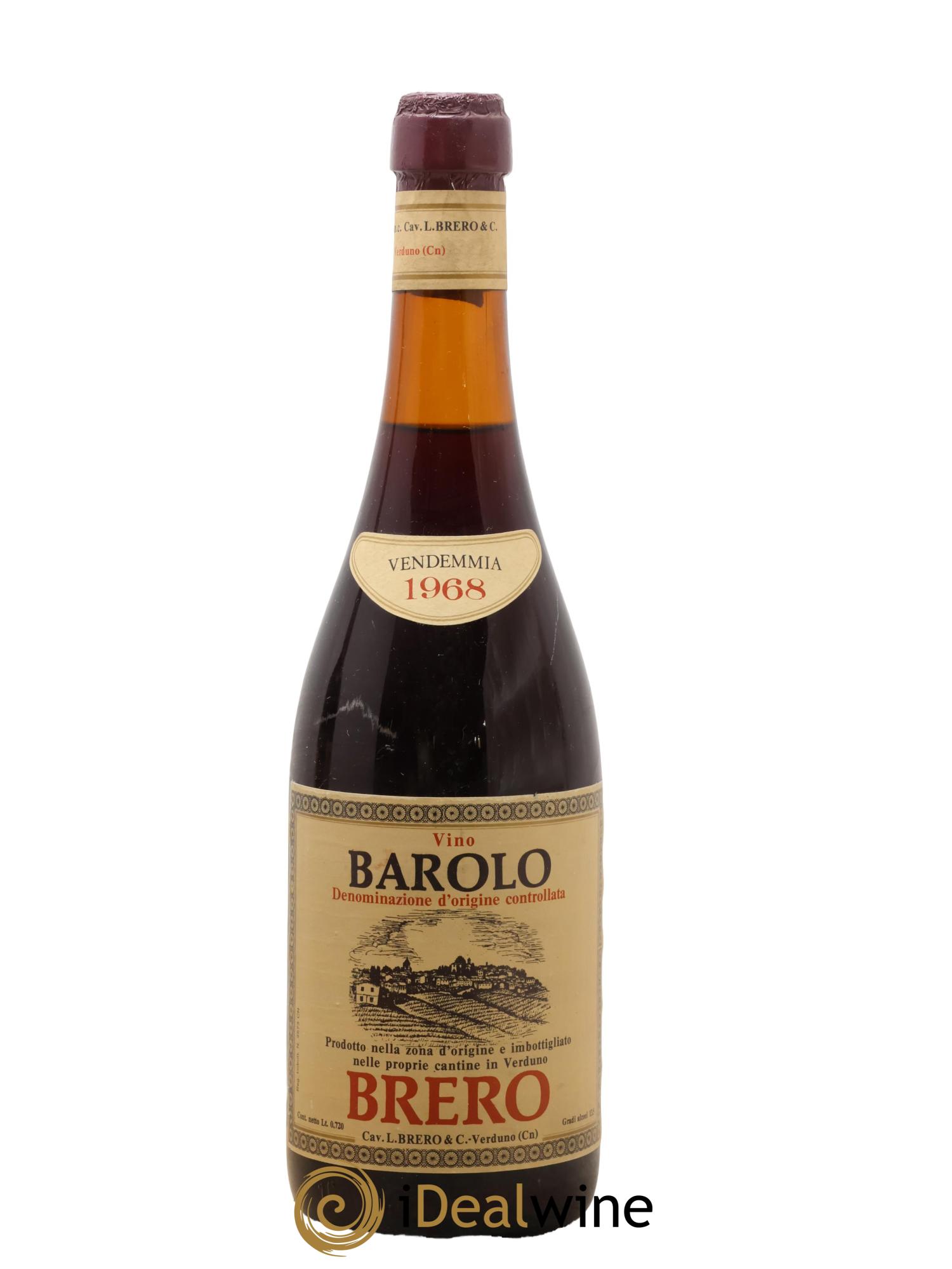 Barolo Cav. Brero 1968 - Posten von 1 Flasche - 0