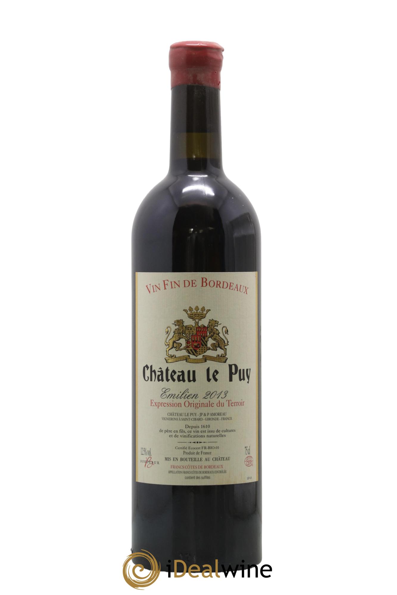 Le Puy - Cuvée Emilien 2013 - Lot de 1 bouteille - 0