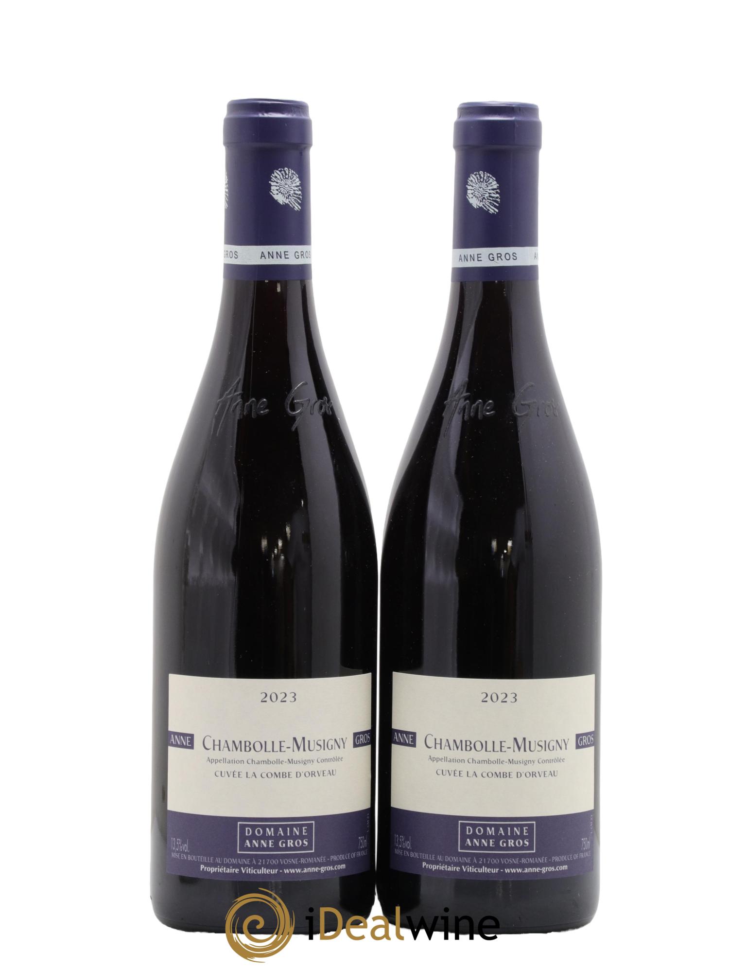 Chambolle-Musigny La Combe d'Orveau Anne Gros 2023 - Lotto di 2 bottiglie - 0
