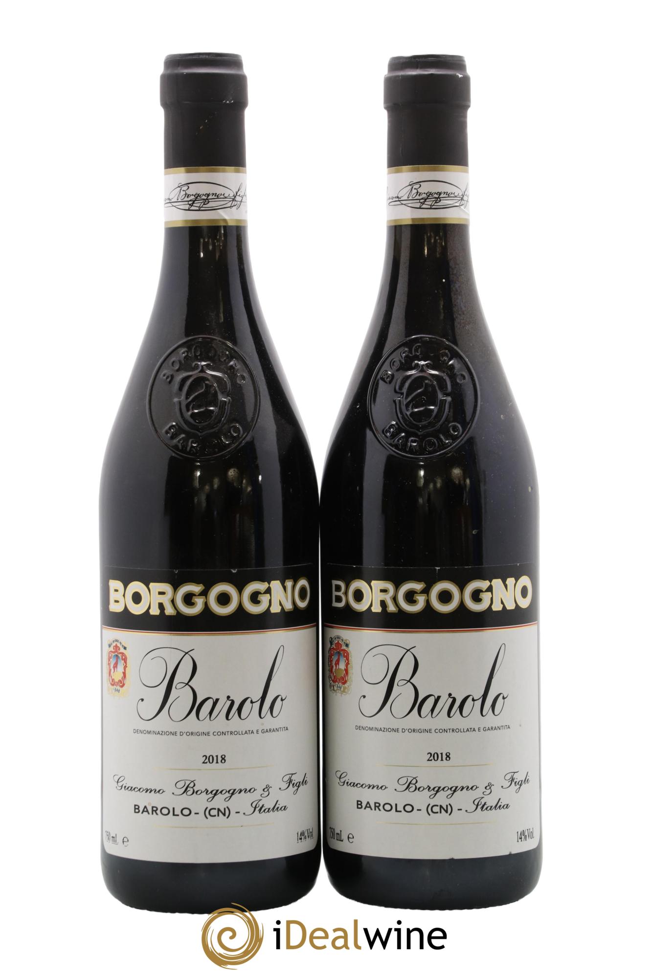 Barolo DOCG Giacomo Borgogno 2019 - Lot de 2 bouteilles - 0