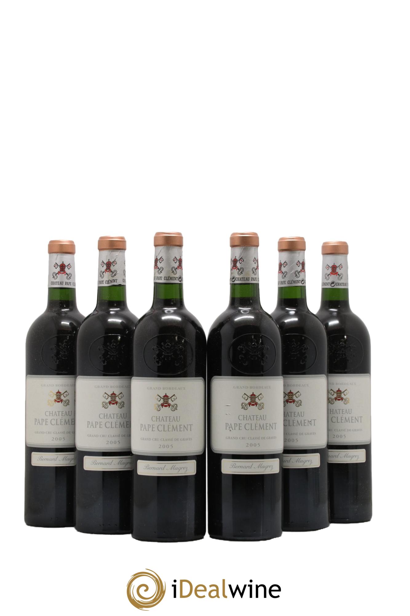 Château Pape Clément Cru Classé de Graves 2005 - Lot de 6 bouteilles - 0
