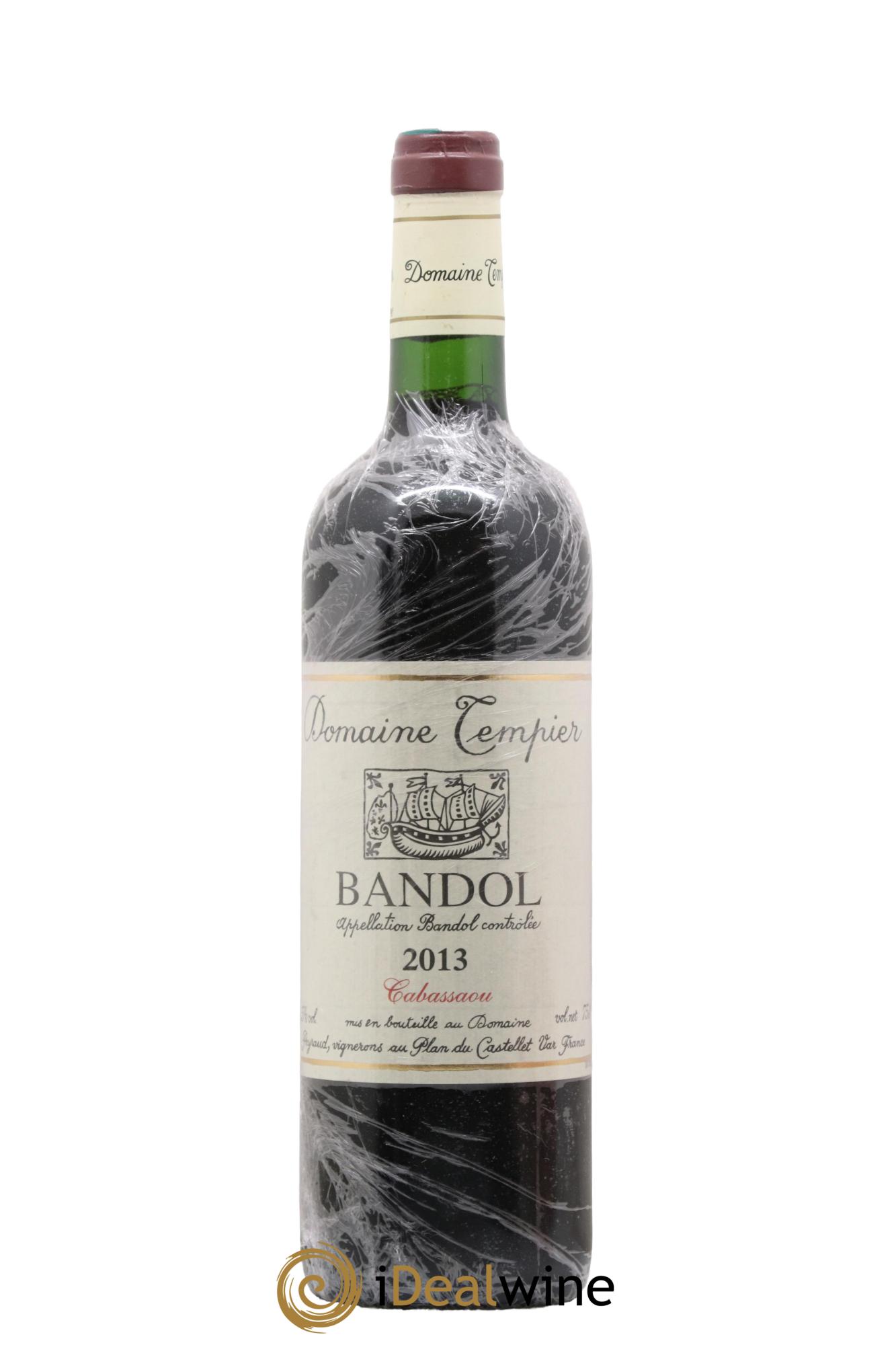 Bandol Domaine Tempier Cuvée Cabassaou Famille Peyraud 2013 - Lot de 1 bouteille - 0