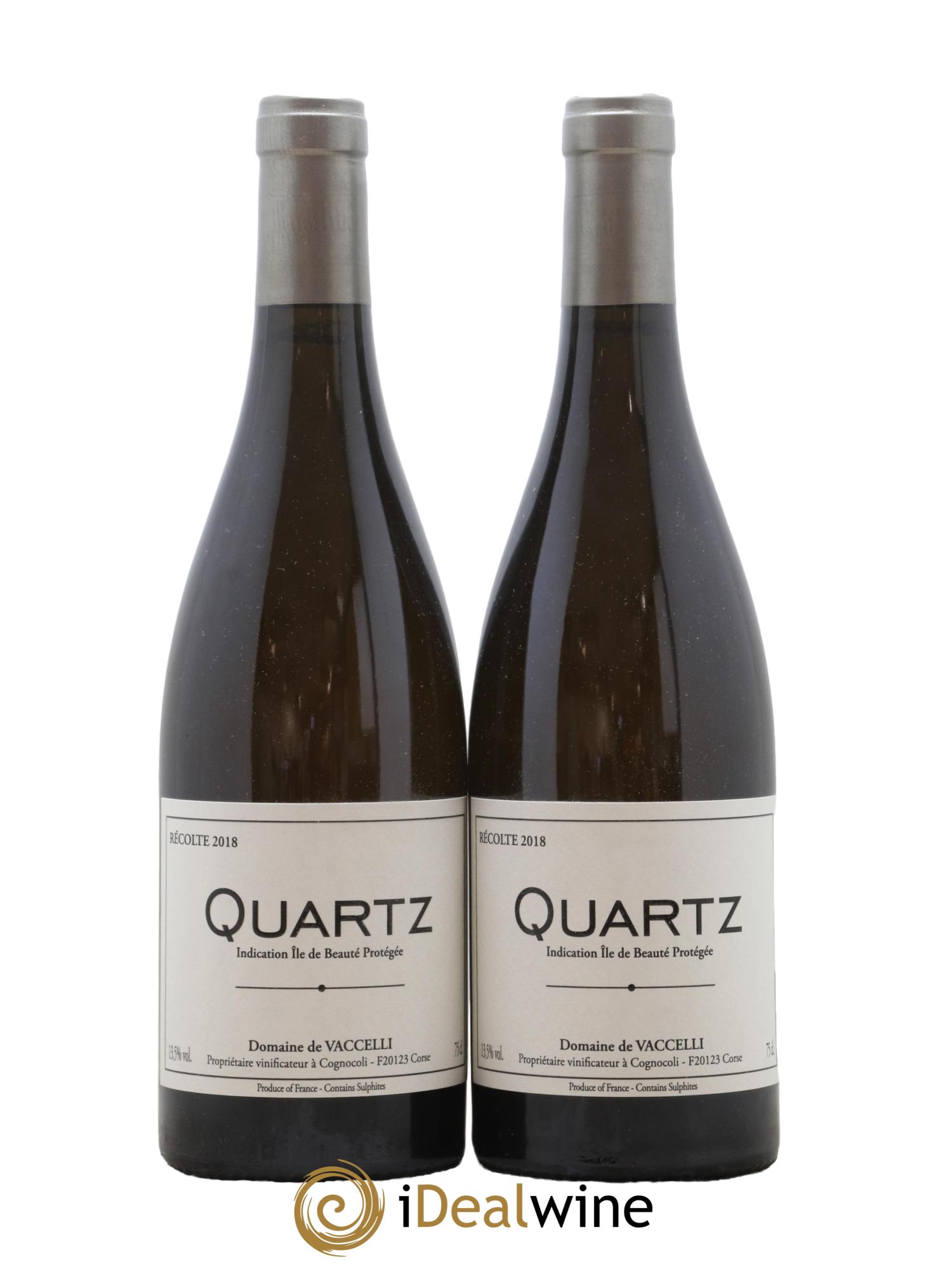 Ajaccio Quartz Vaccelli 2018 - Lot de 2 bouteilles - 0