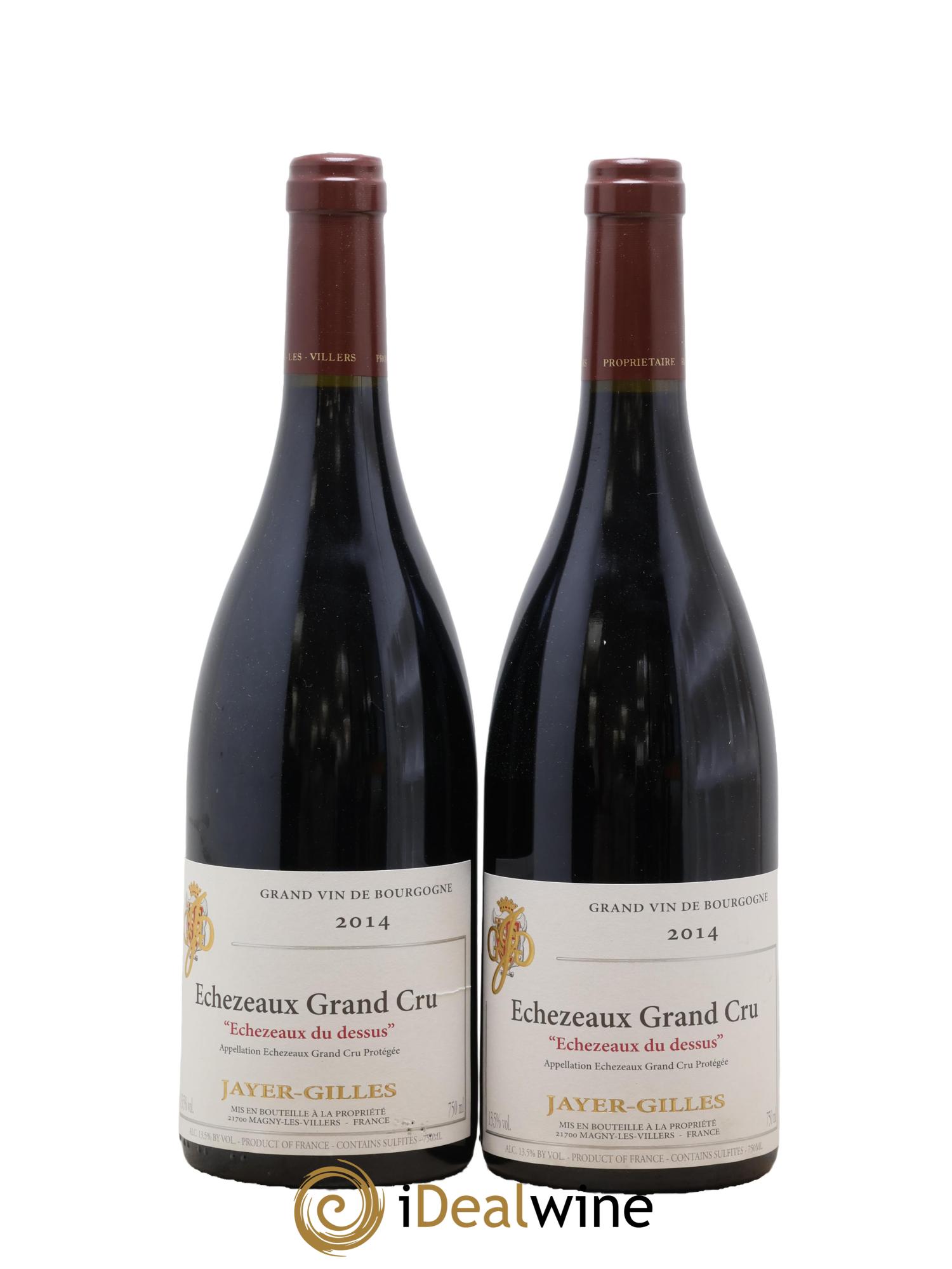 Echezeaux Grand Cru Du Dessus Hoffmann-Jayer (anciennement Jayer-Gilles) 2014 - Lot de 2 bouteilles - 0