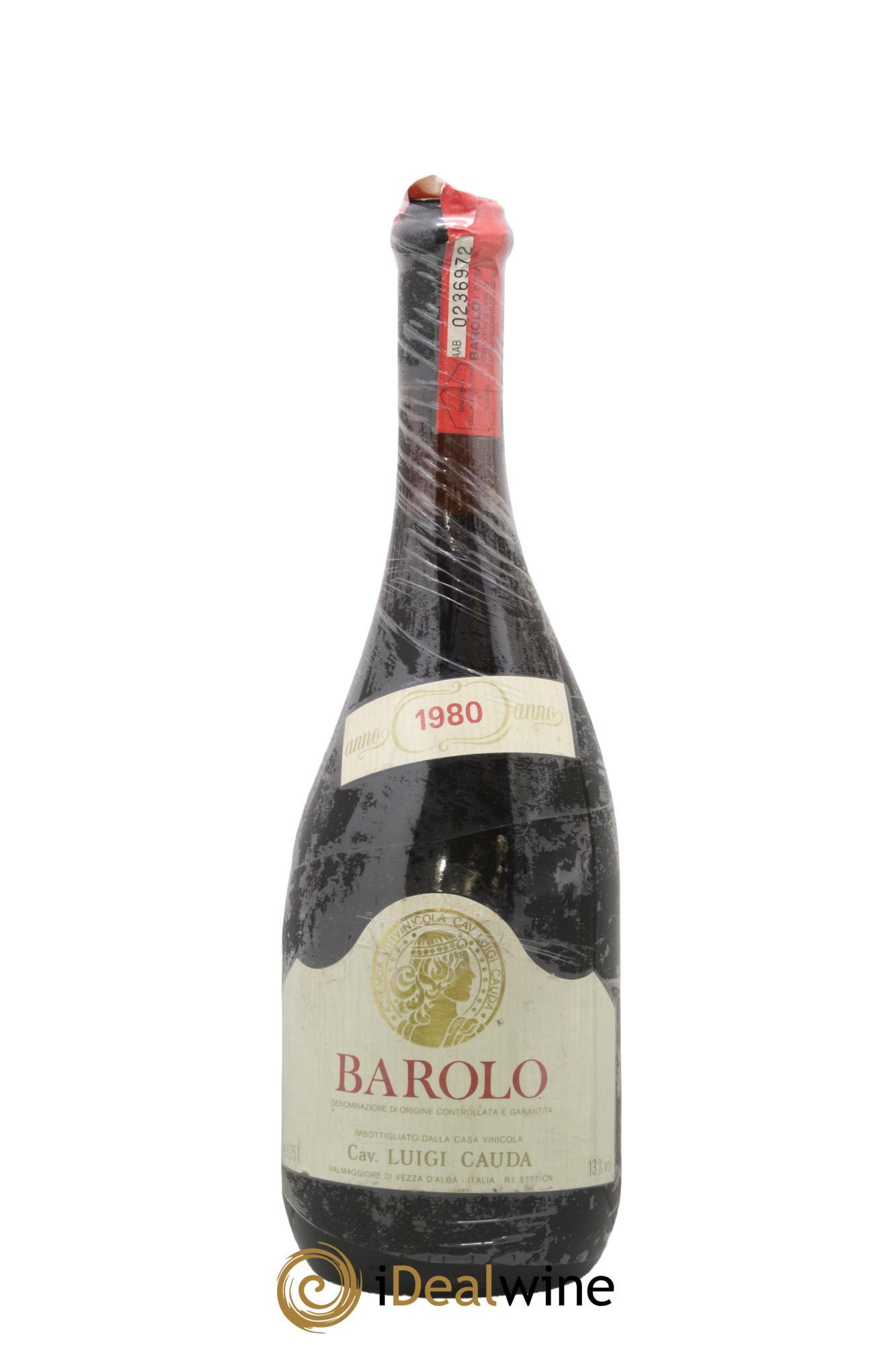 Barolo Cav. Luigi Cauda 1980 - Lot de 1 bouteille - 0