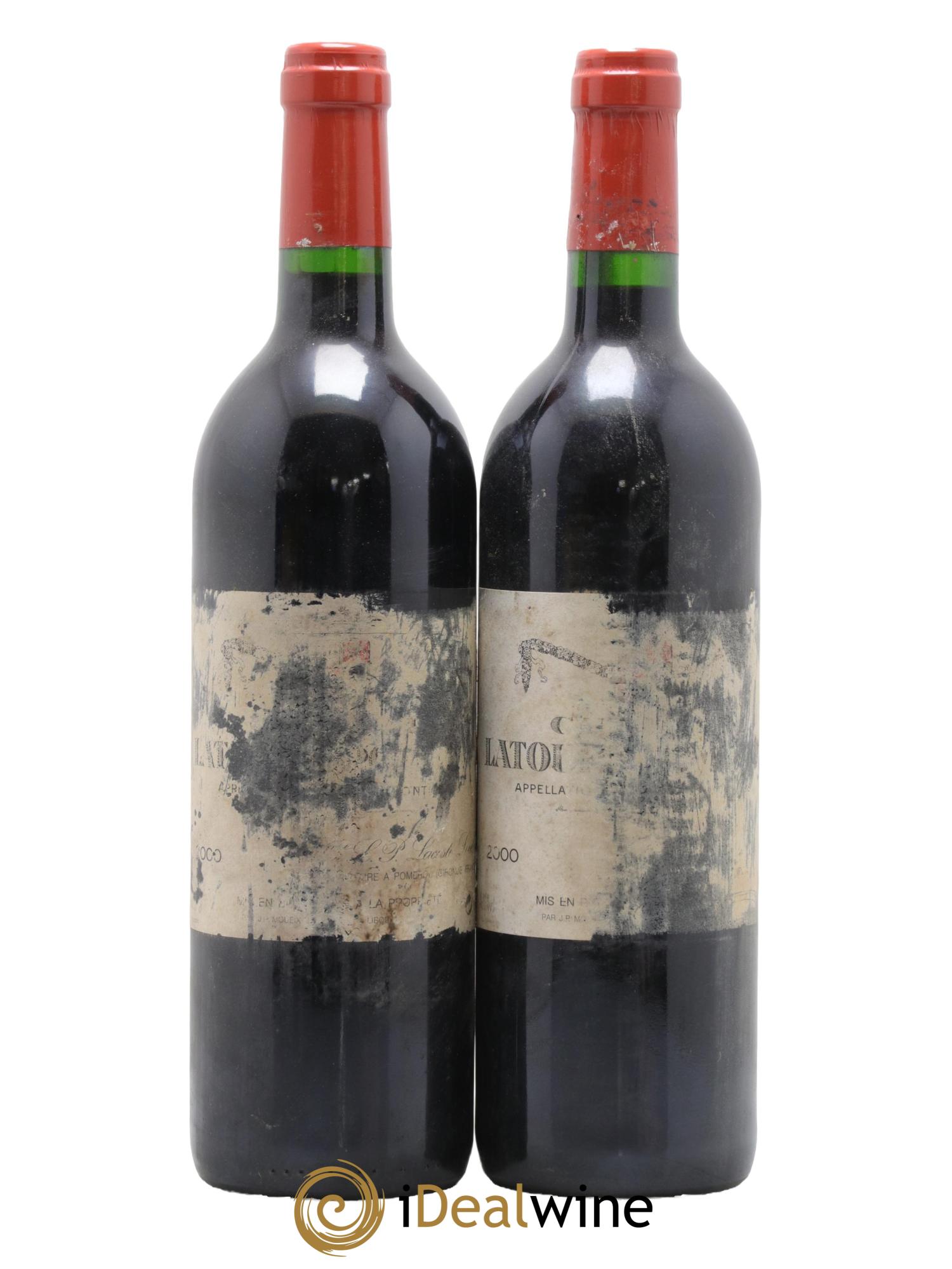 Château Latour à Pomerol 2000 - Lot de 2 bouteilles - 0