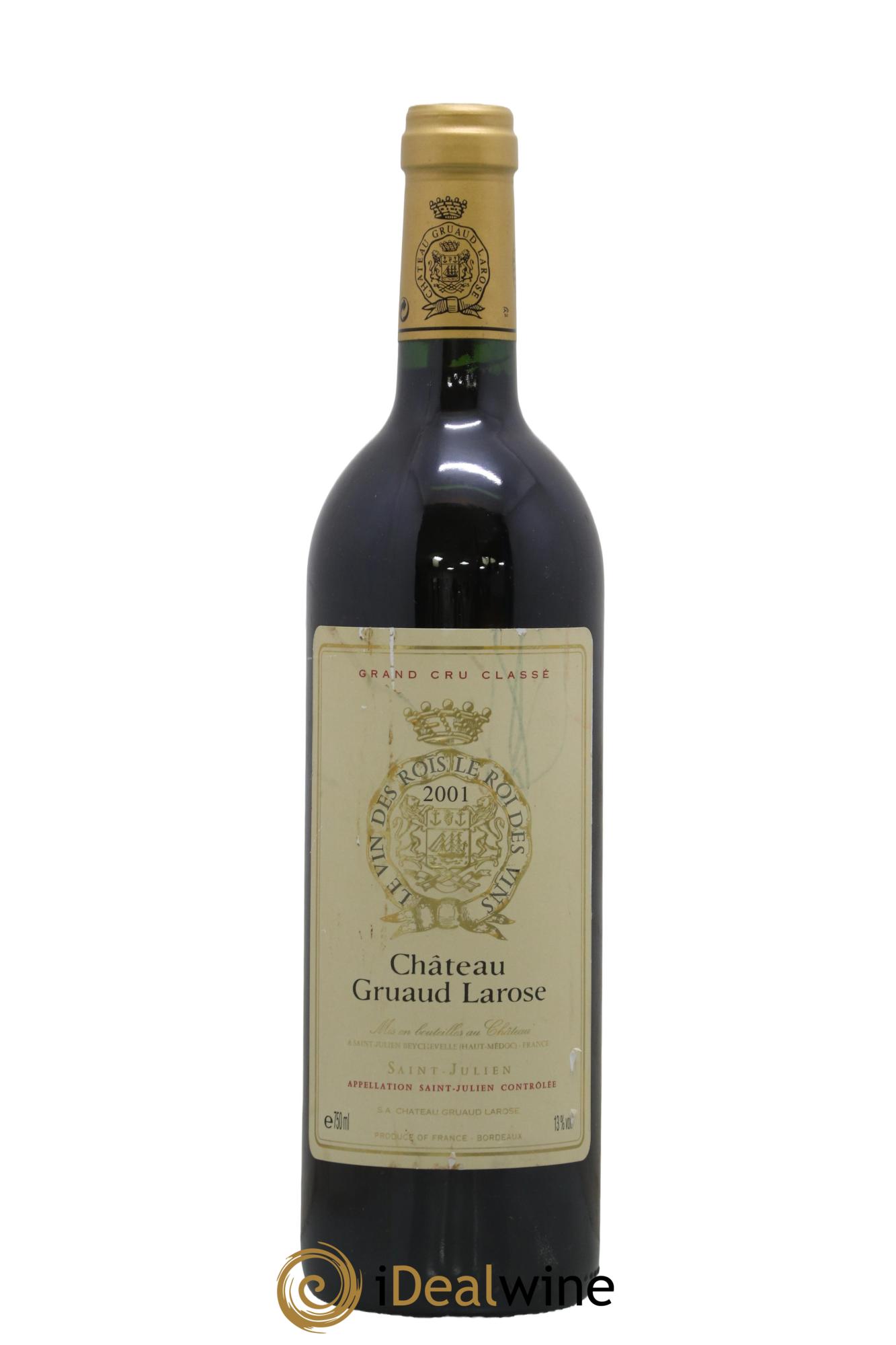 Château Gruaud Larose 2ème Grand Cru Classé 2001 - Lot of 1 bottle - 0