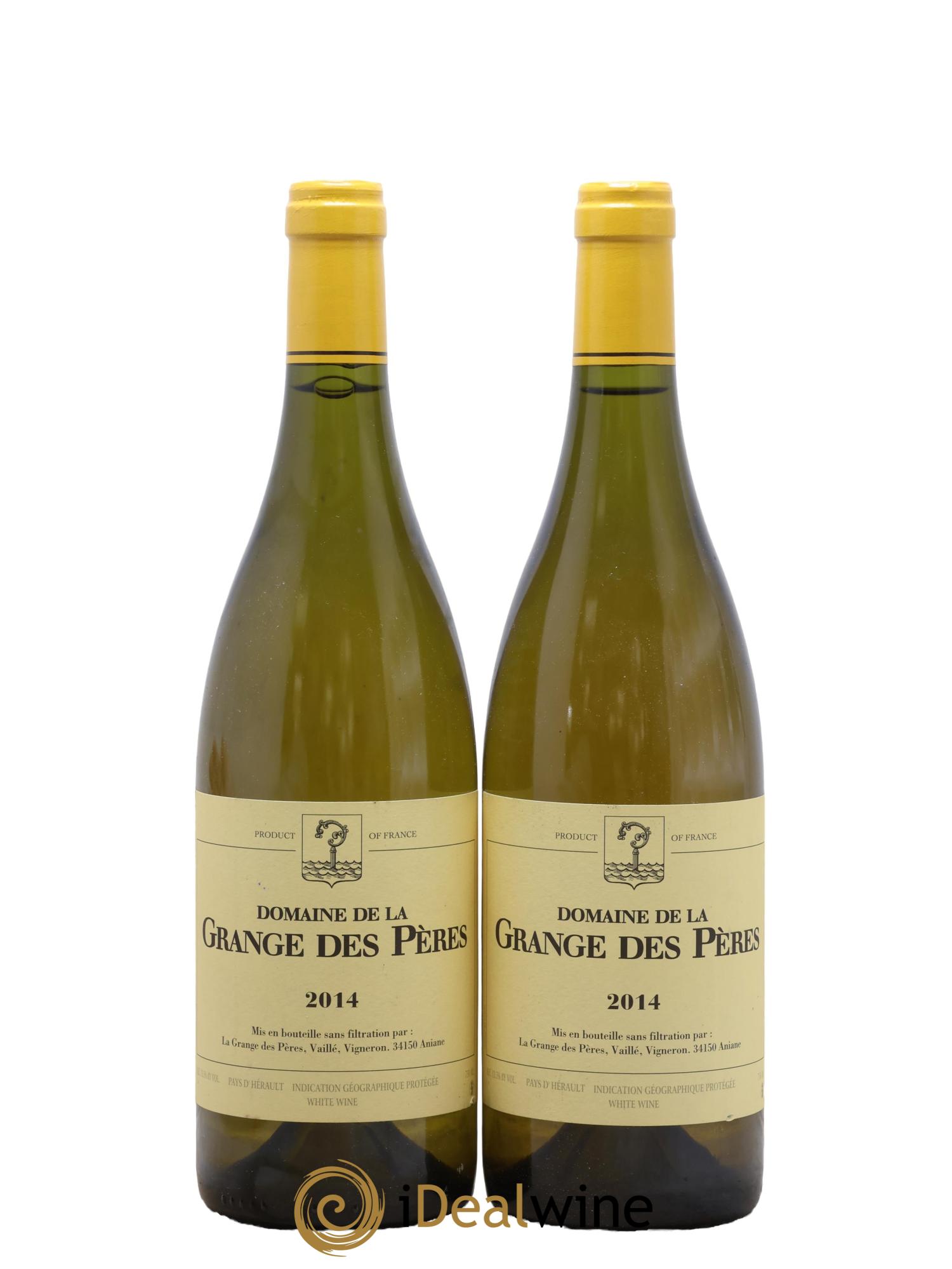 IGP Pays d'Hérault Grange des Pères Laurent Vaillé 2014 - Lot of 2 bottles - 0