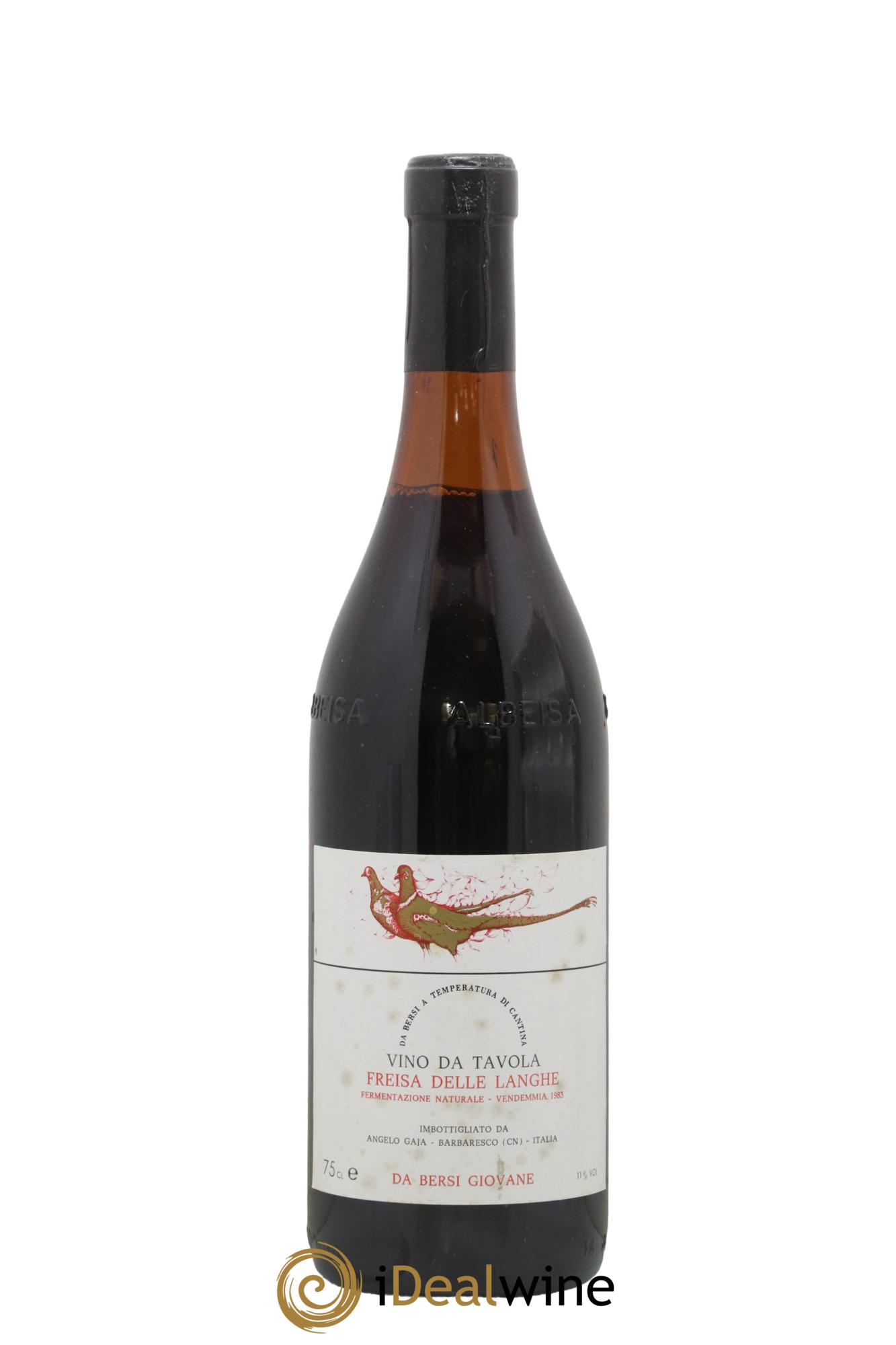 Italie Vino da Tavola Freisa delle Langhe Gaja 1983 - Lot de 1 bouteille - 0