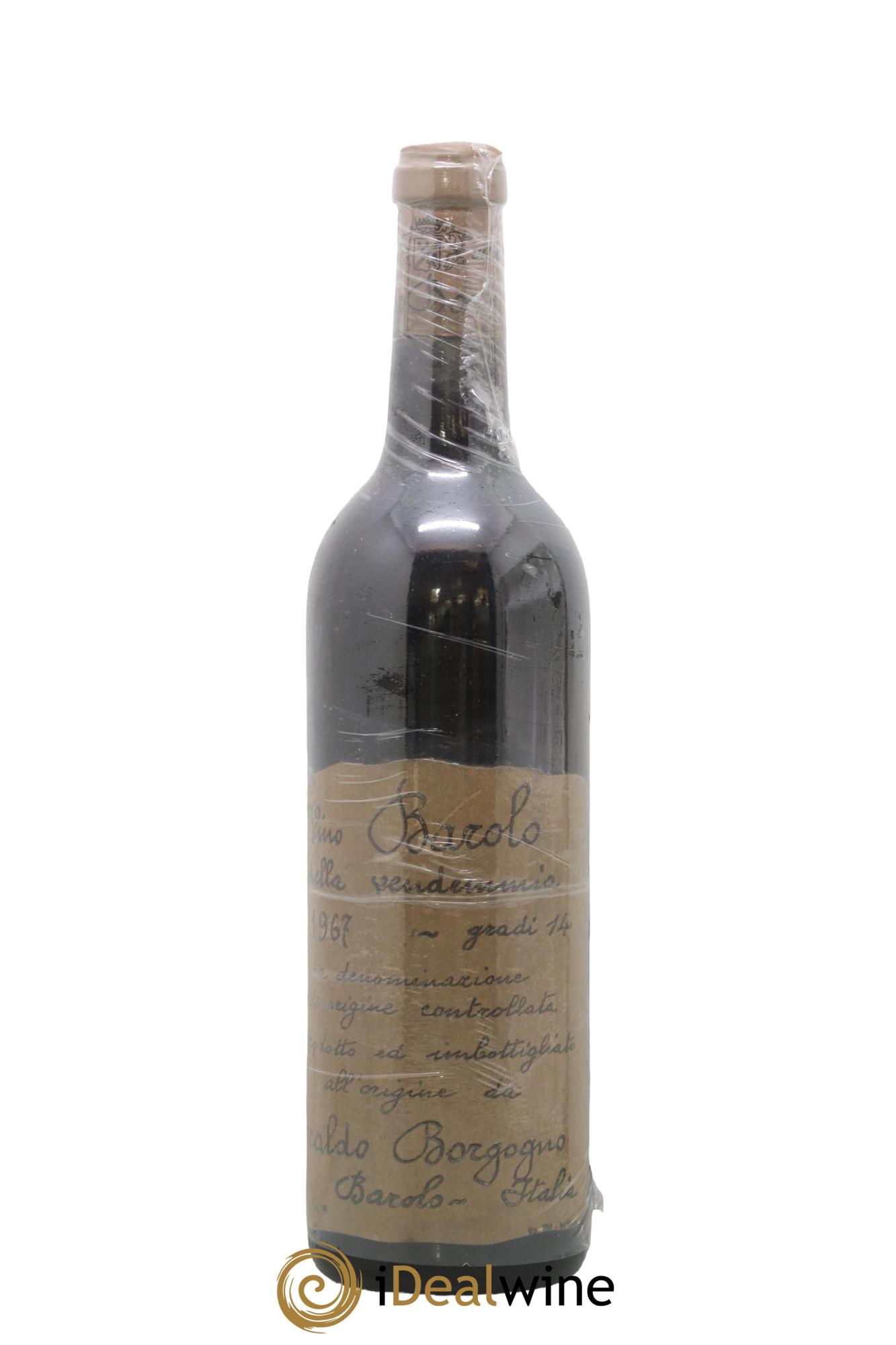 Barolo Eraldo Borgogno 1967 - Lot de 1 bouteille - 0