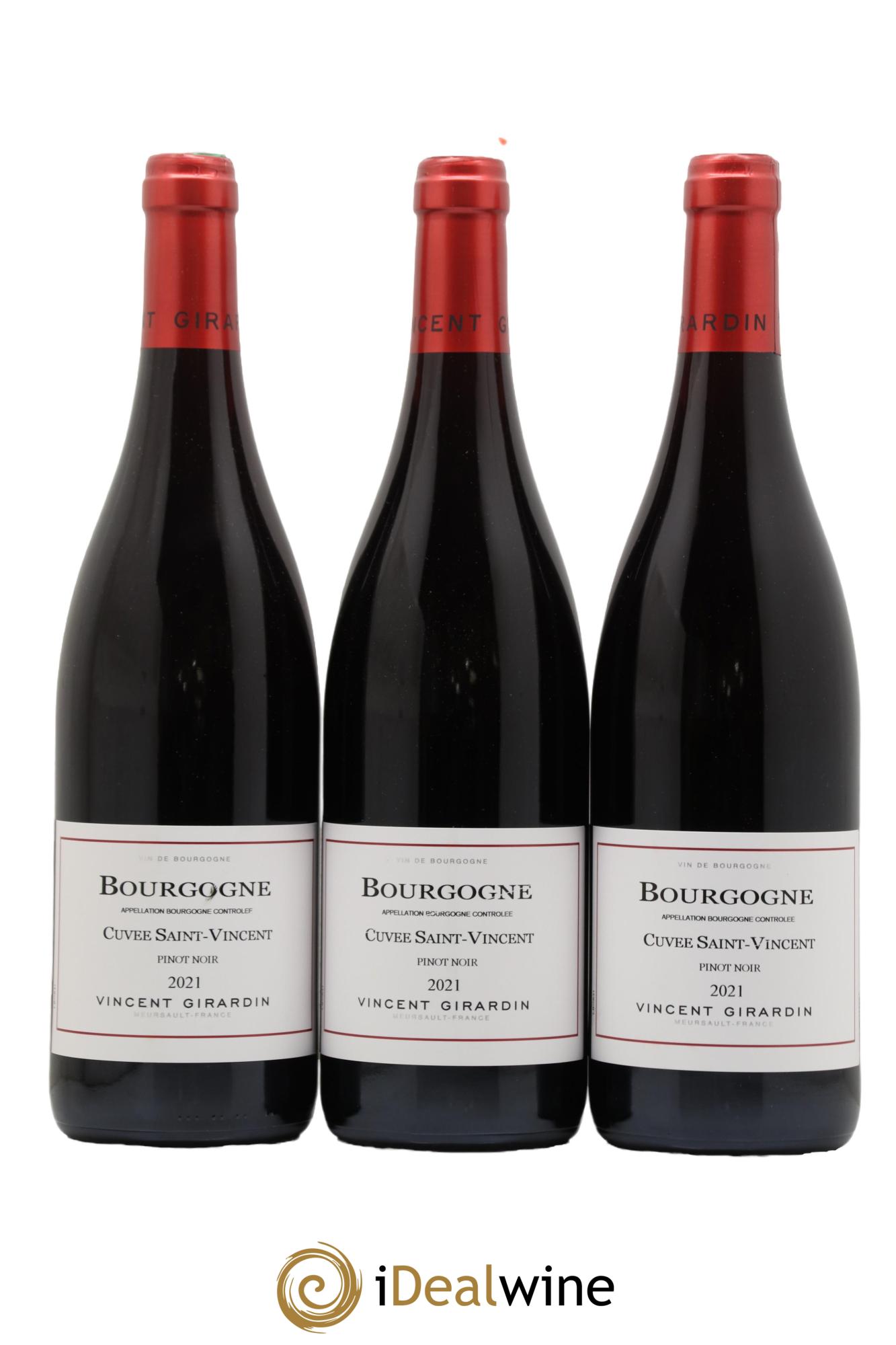 Bourgogne Pinot noir Cuvée Saint Vincent Vincent Girardin (Domaine) 2021 - Lot de 6 bouteilles - 2