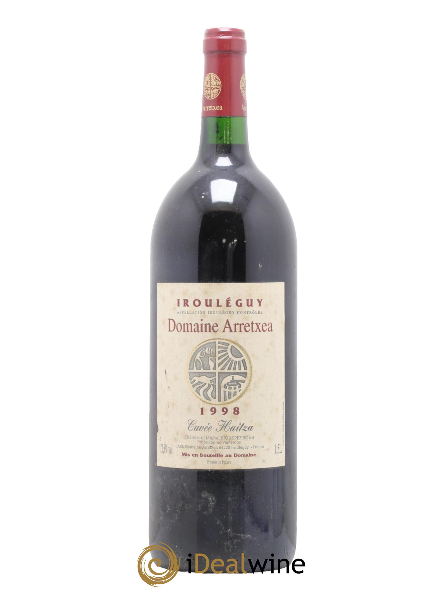Irouléguy Cuvée Haitza Arretxea (Domaine) 1998 - Lot de 1 magnum - 0