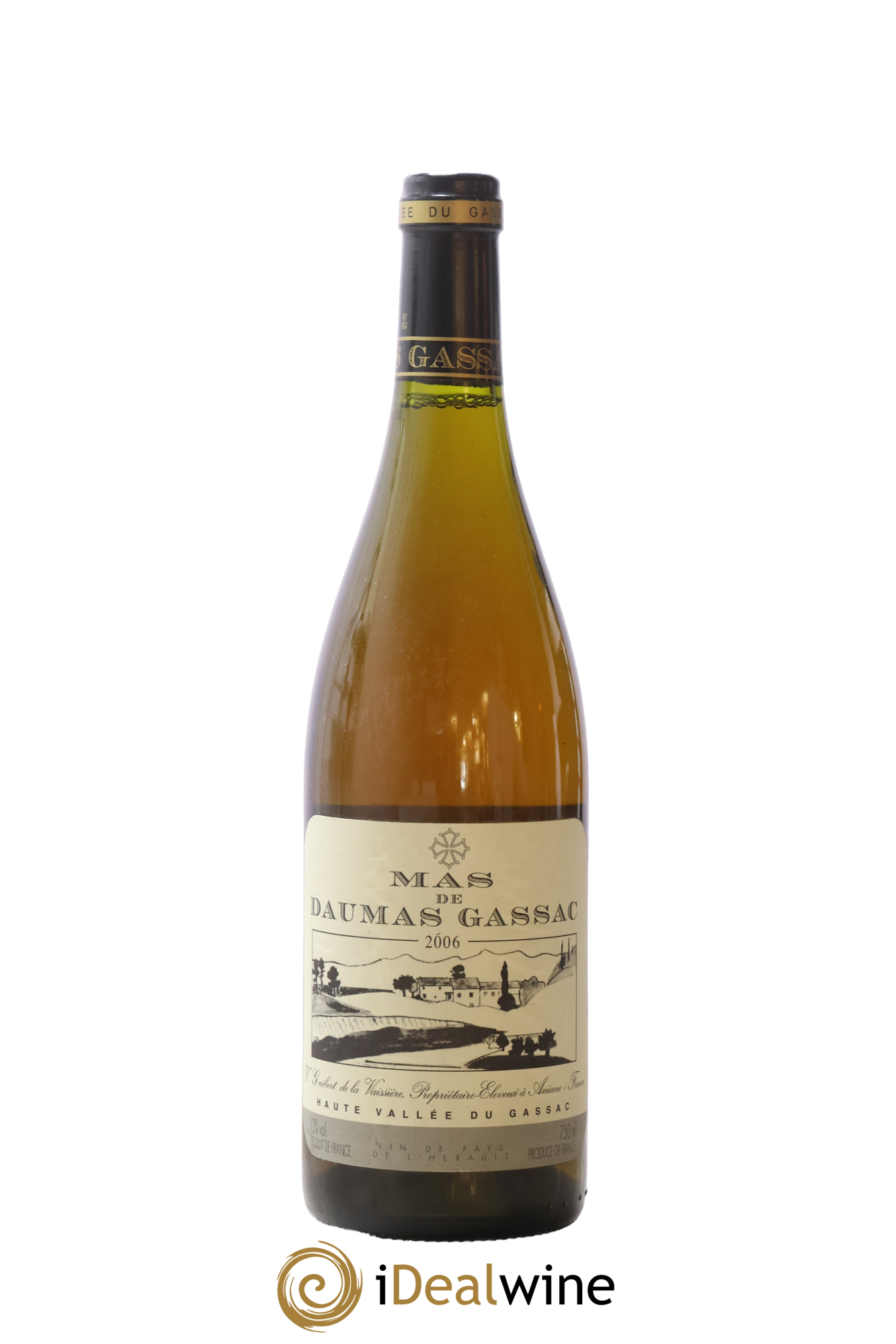 Saint-Guilhem-le-Désert - Cité d'Aniane Mas Daumas Gassac Famille Guibert de La Vaissière 2006 - Lot de 1 bouteille - 0