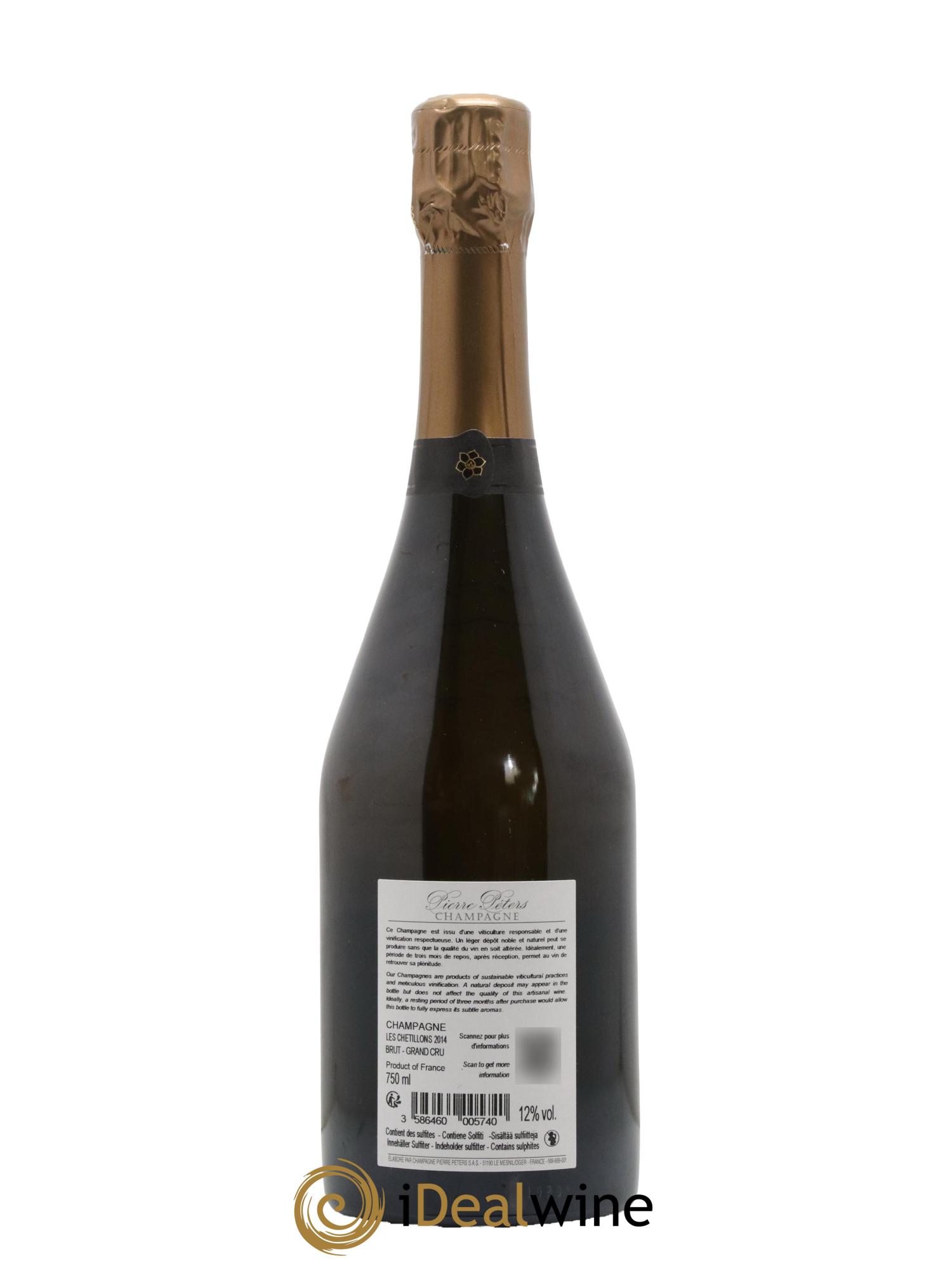 Cuvée Spéciale les Chétillons Blanc de Blancs Brut Pierre Péters 2014 - Lotto di 1 bottiglia - 1