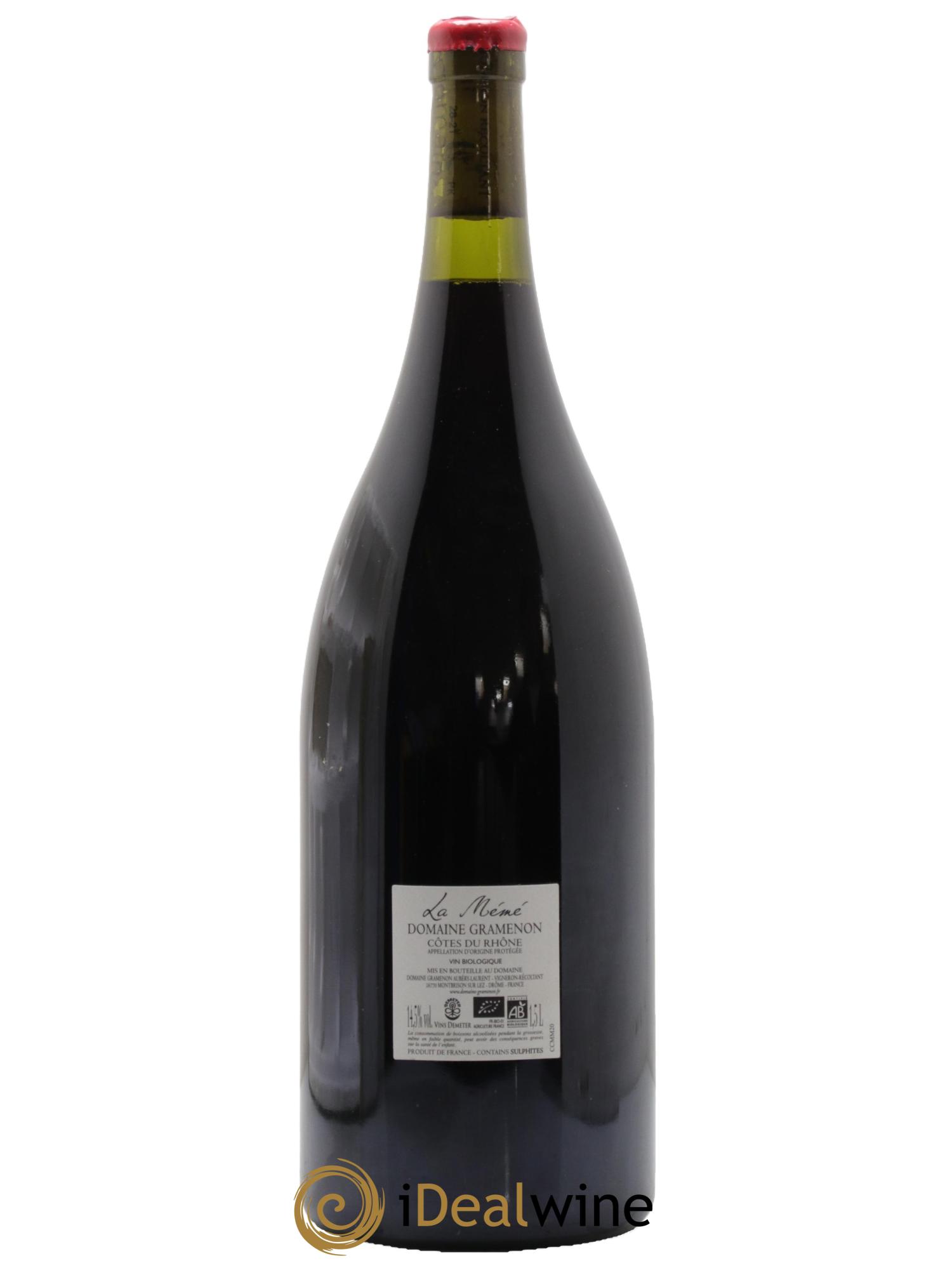 Côtes-du-Rhône La Mémé Ceps Centenaires Gramenon (Domaine) 2020 - Lot de 1 magnum - 1