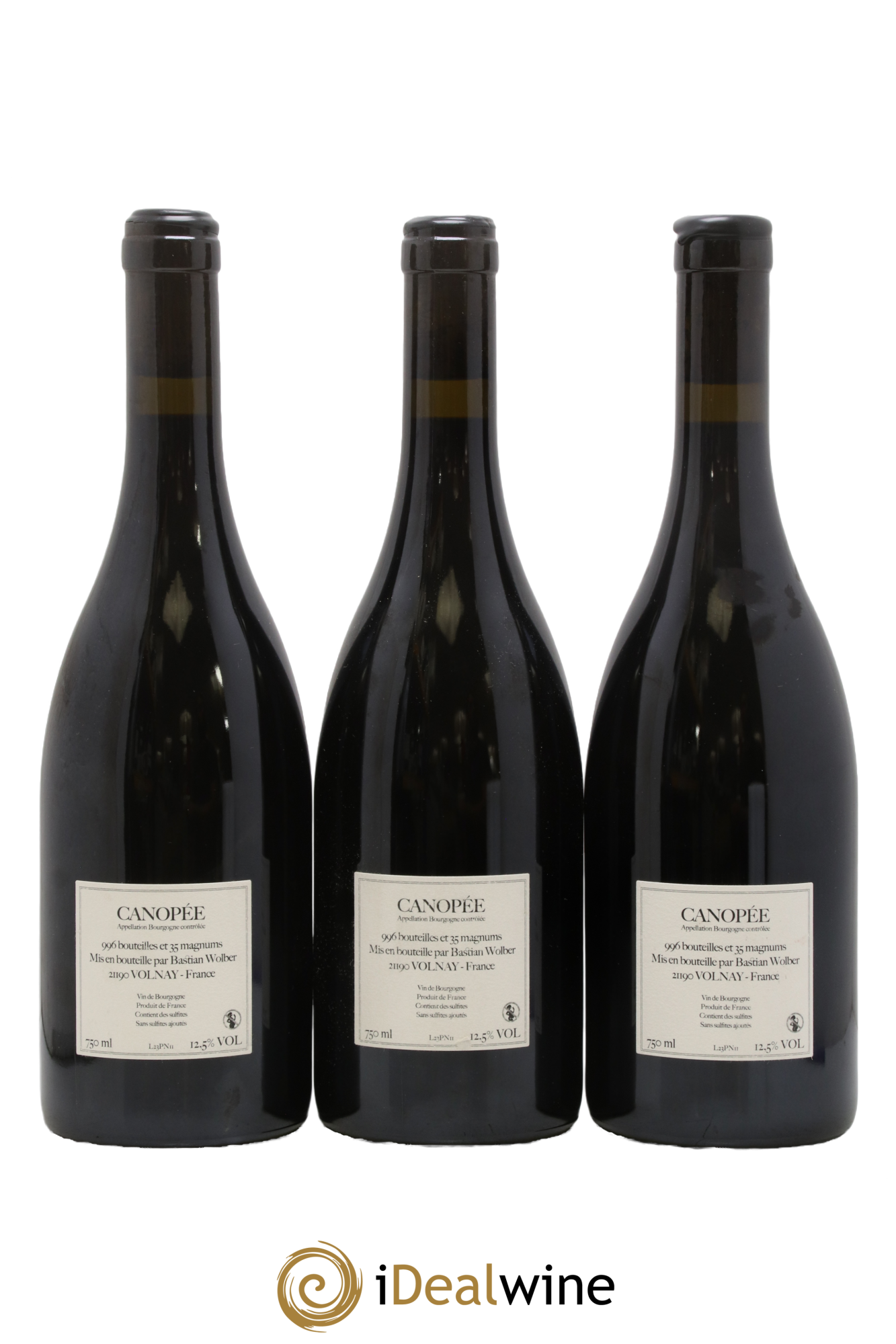 Bourgogne Côte-d'Or Canopée Bastian Wolber 2023 - Lot de 3 bouteilles - 1