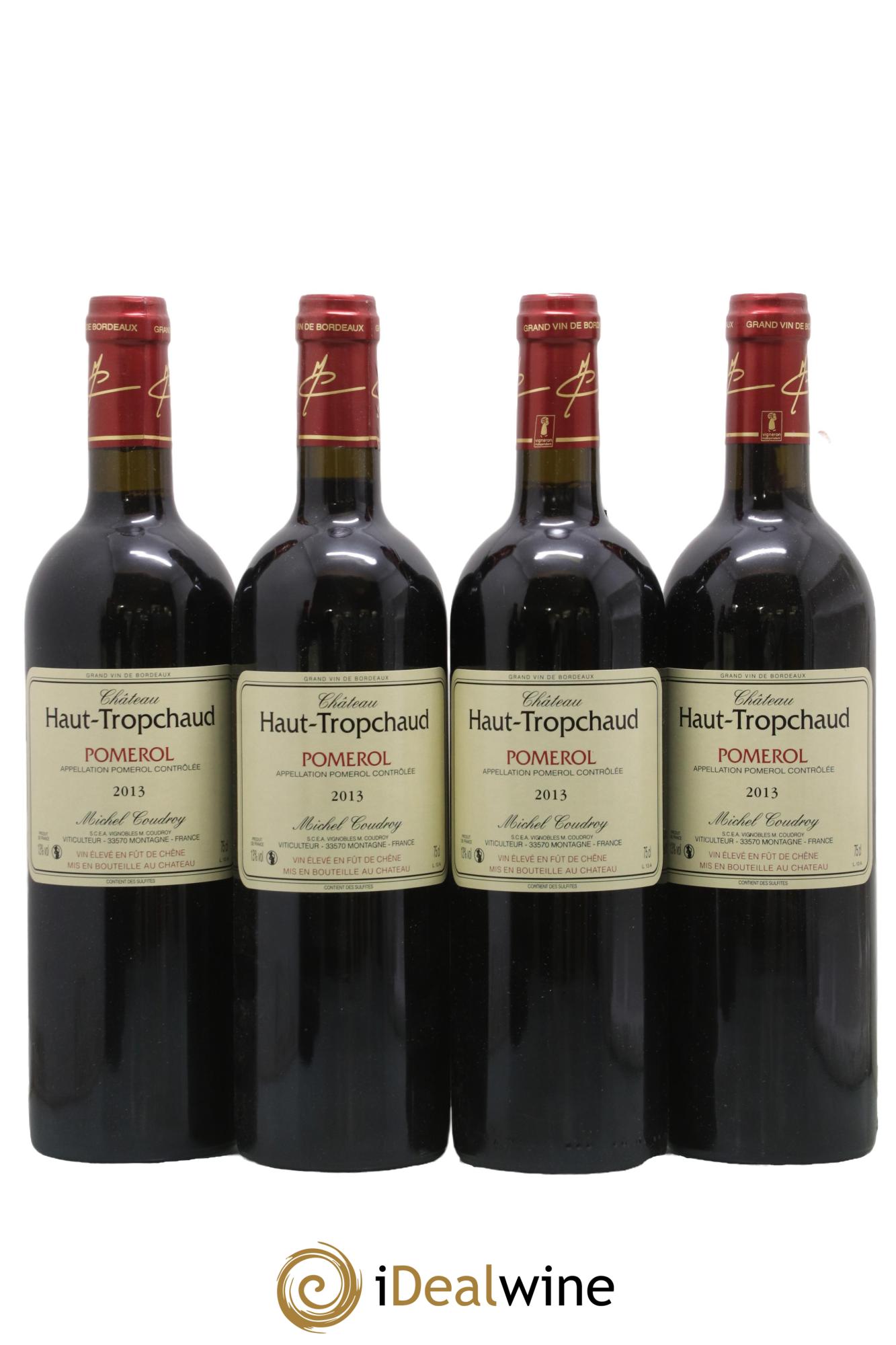 Château Haut Tropchaud 2013 - Lot de 4 bouteilles - 0