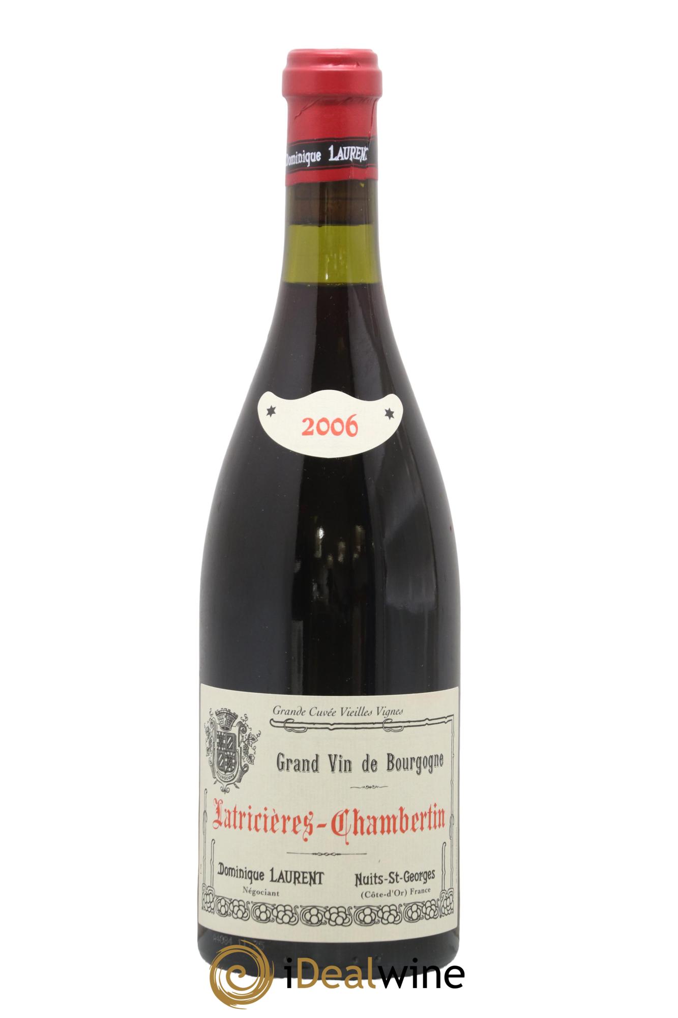 Latricières-Chambertin Grand Cru Grande Cuvée Vieilles Vignes Dominique Laurent 2006 - Lot of 1 bottle - 0