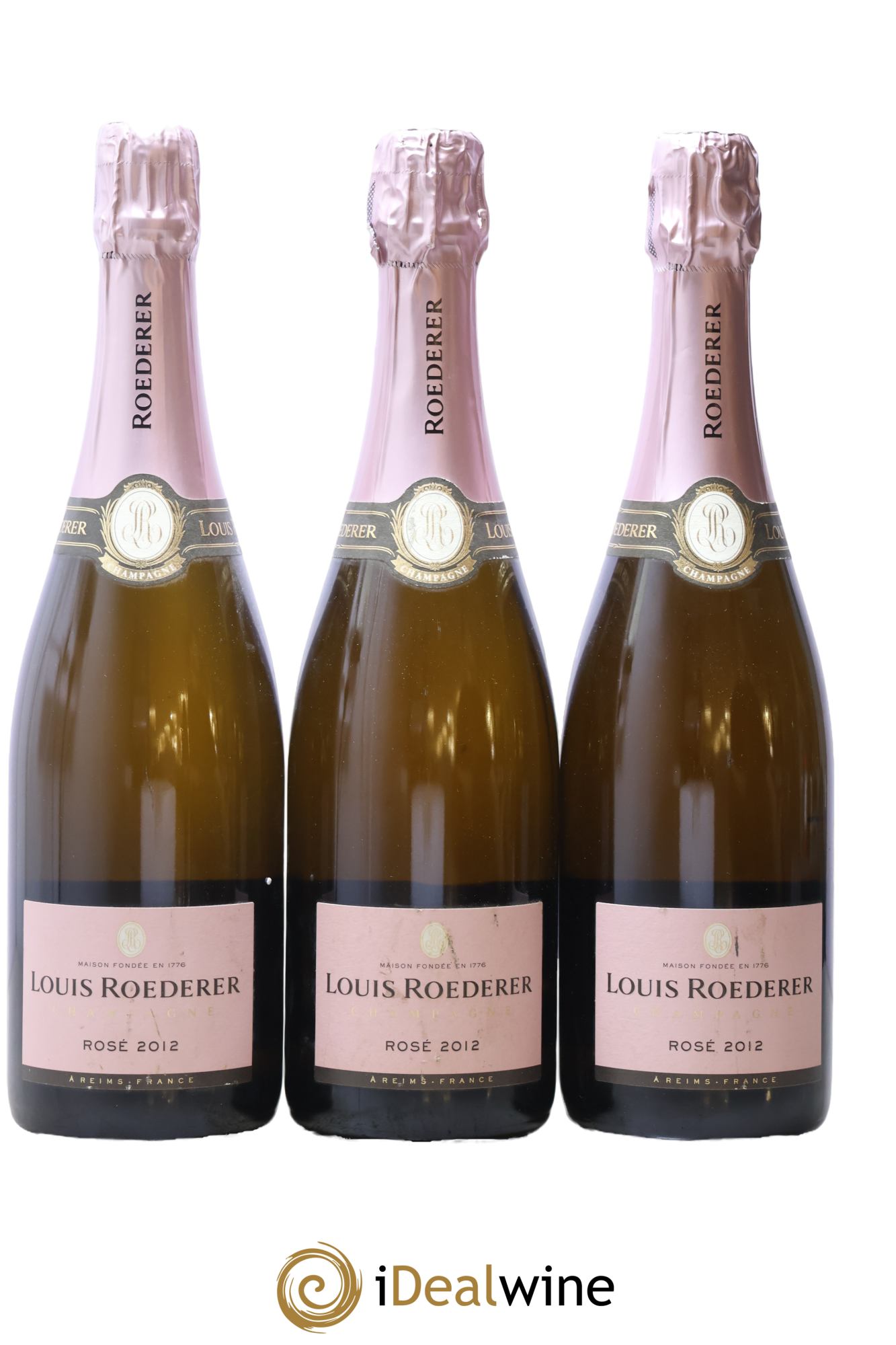 Rosé Brut Louis Roederer 2012 - Lot de 3 bouteilles - 0