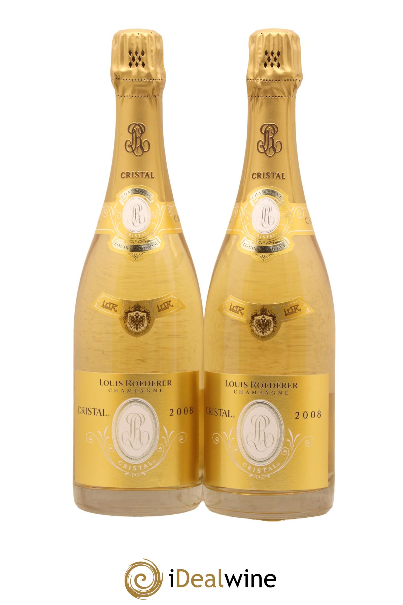 Cristal Louis Roederer 2008 - Lot de 2 bouteilles - 1