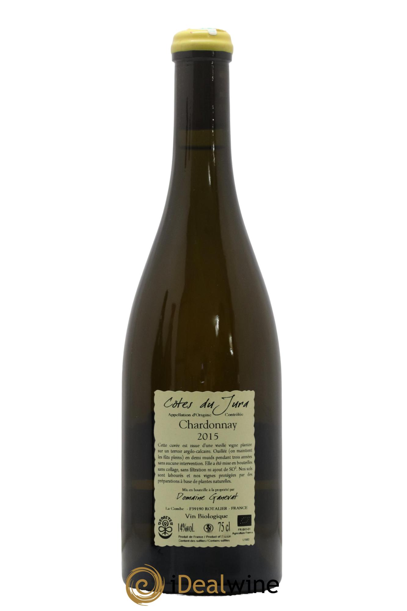 Côtes du Jura Les Chamois du Paradis Jean-François Ganevat (Domaine) 2015 - Lot of 1 bottle - 1
