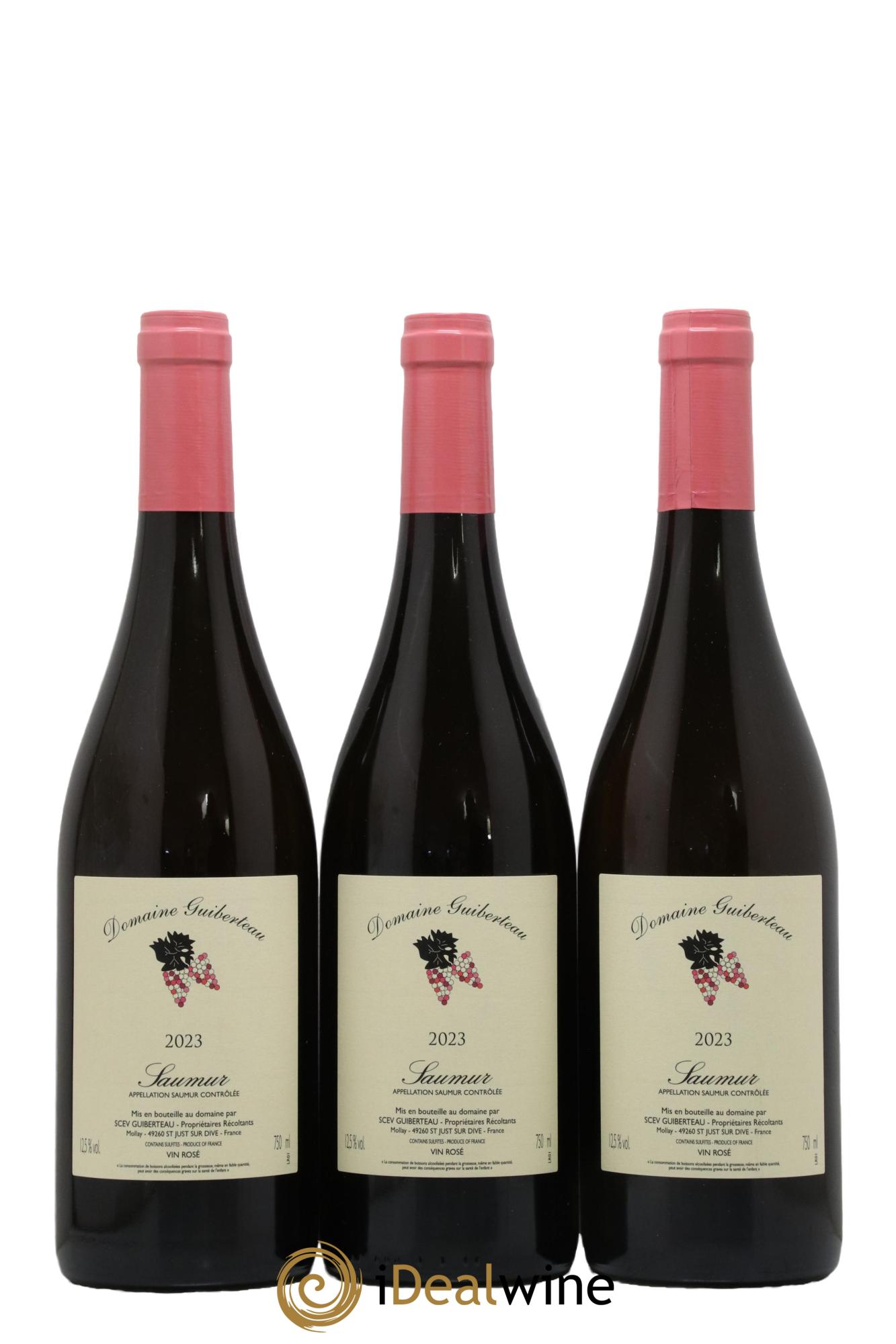Saumur Domaine Guiberteau 2023 - Lot de 3 bouteilles - 0