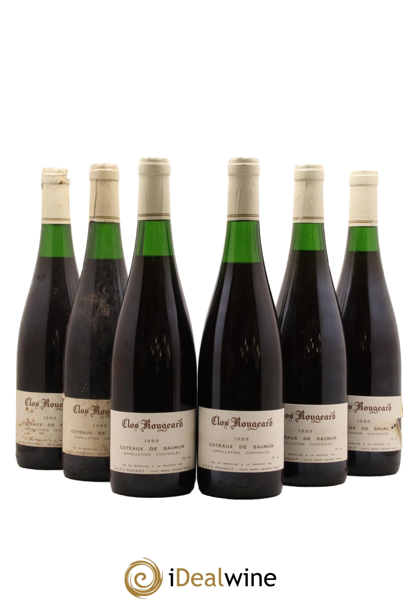 Coteaux de Saumur Clos Rougeard 1989 - Lotto di 6 bottiglie - 0
