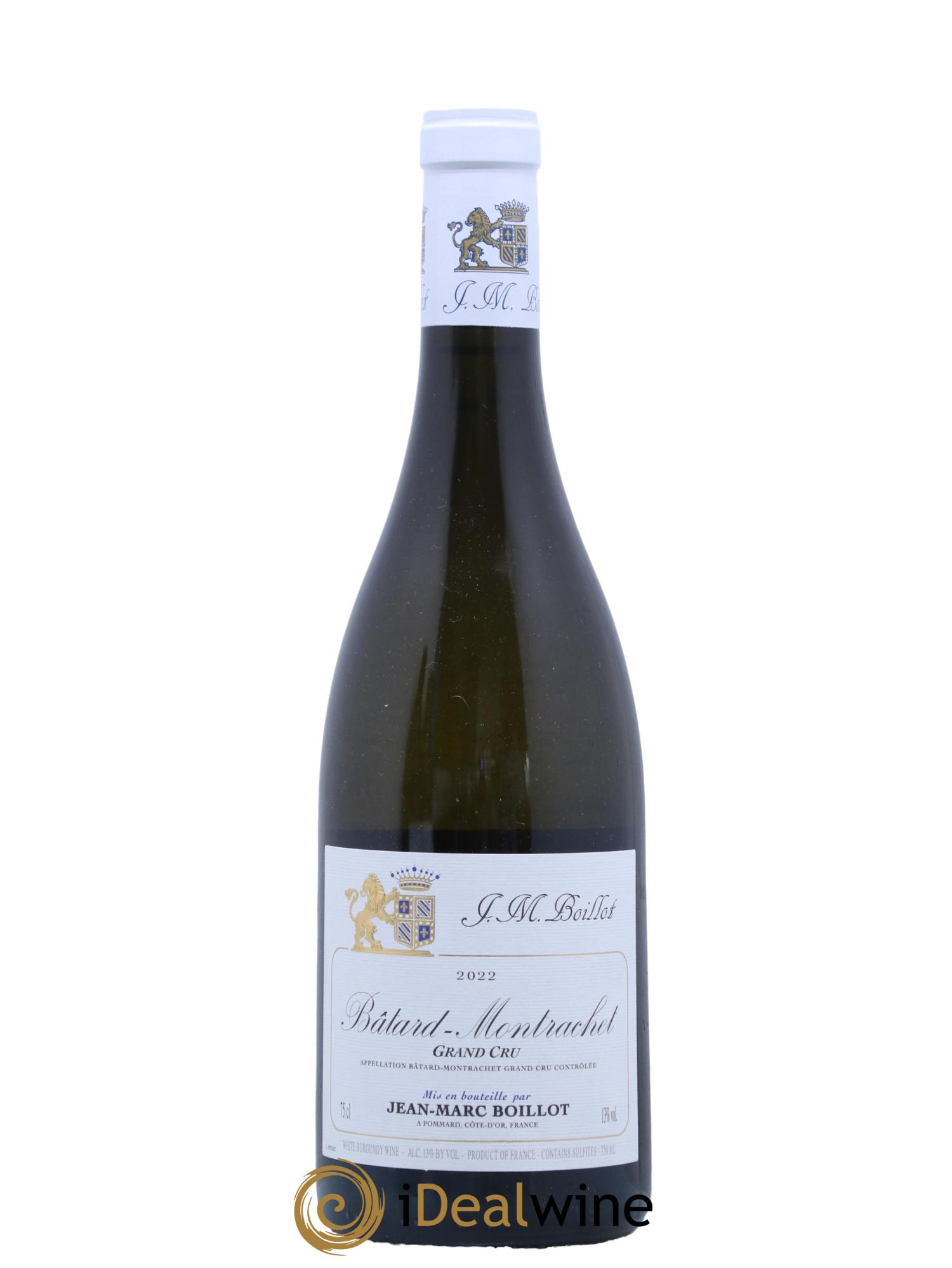 Bâtard-Montrachet Grand Cru Jean-Marc Boillot 2022 - Lot de 1 bouteille - 0