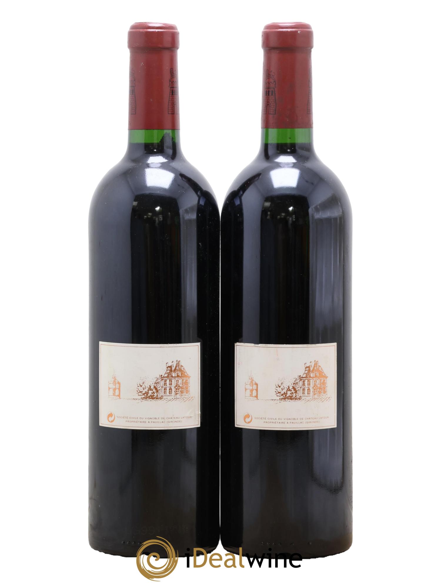 Château Latour 1er Grand Cru Classé 1999 - Lot de 2 bouteilles - 1