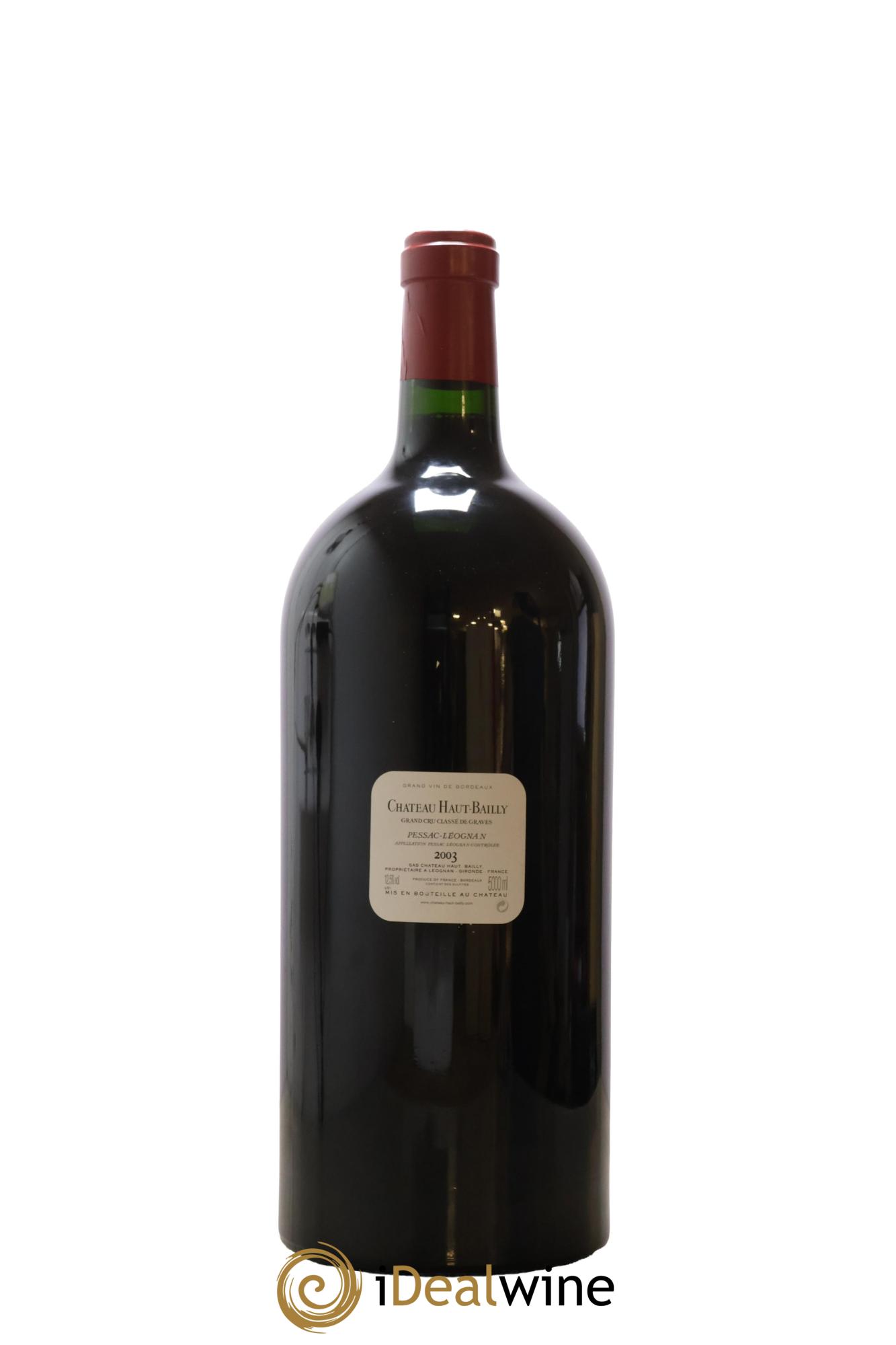Château Haut-Bailly Cru Classé de Graves 2003 - Lot de 1 jeroboam - 2