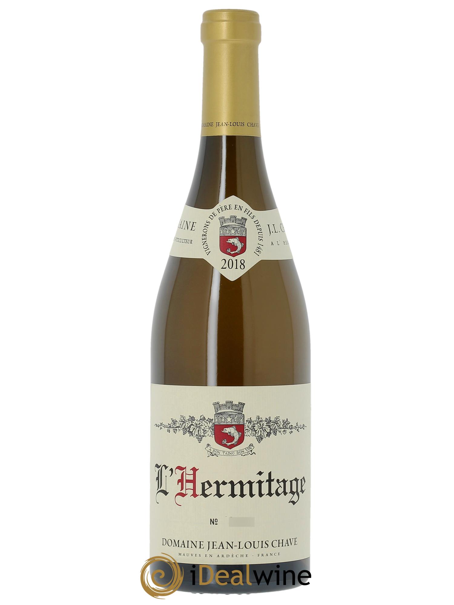 Hermitage Jean-Louis Chave 2018 - Lot of 1 bottle - 0